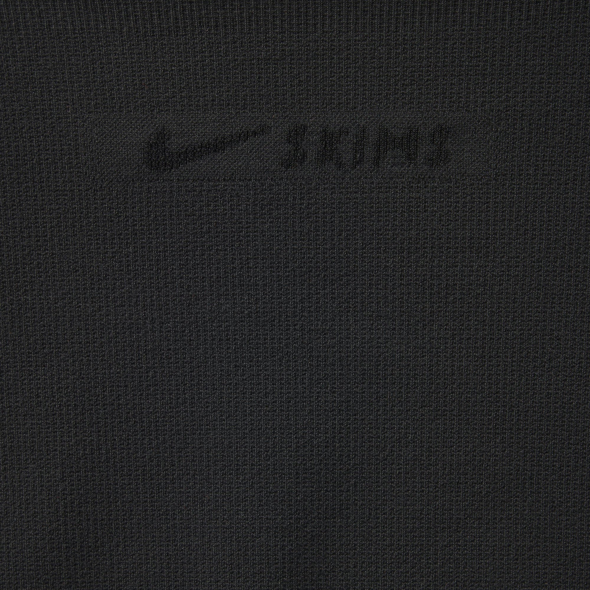 NikeSKIMS VINTAGE SEAMLESS MOCK NECK BRA TOP | OBSIDIAN ADDITIONAL FABRIC DETAILS