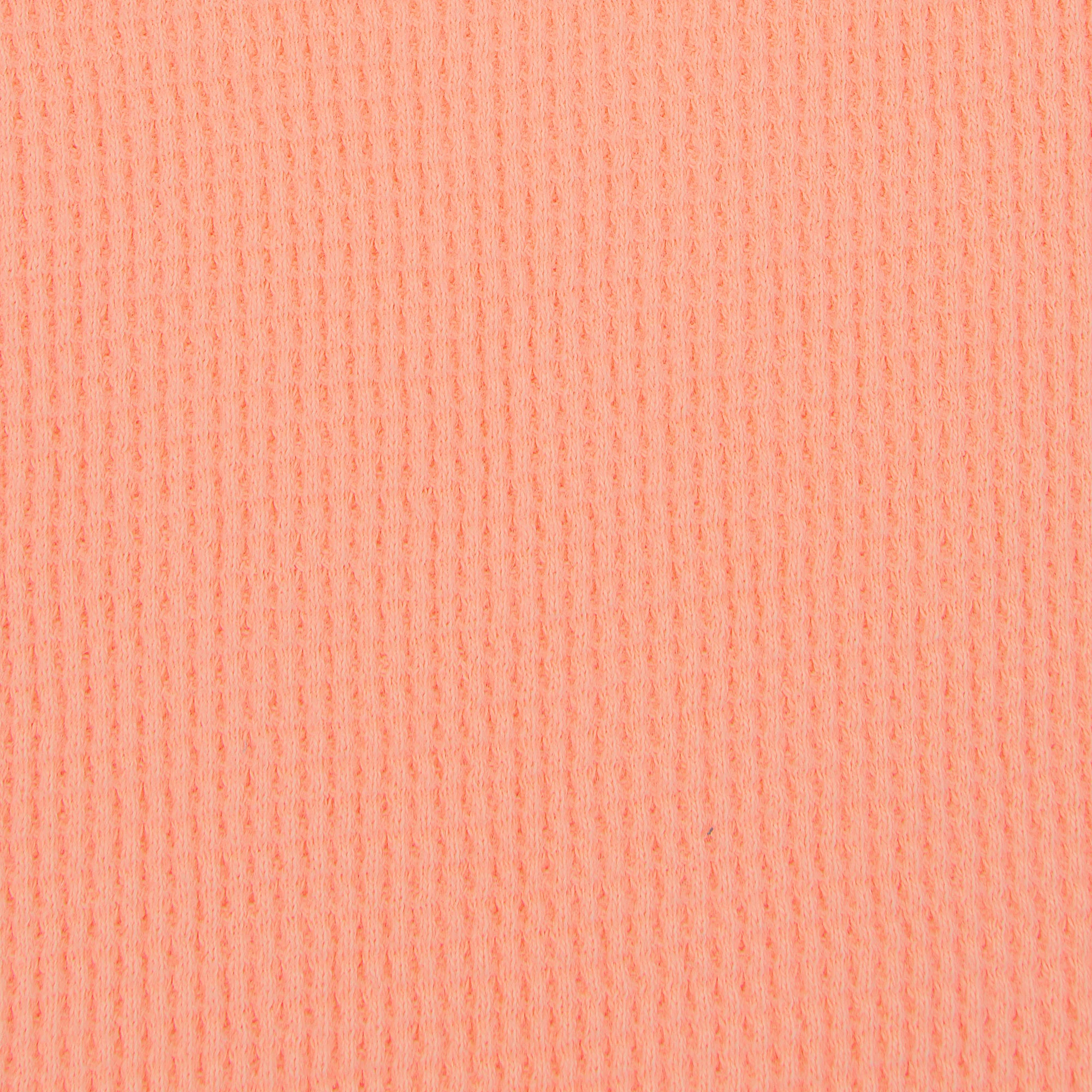 WAFFLE STRAIGHT LEG PANT | NEON ORANGE ADDITIONAL FABRIC DETAILS