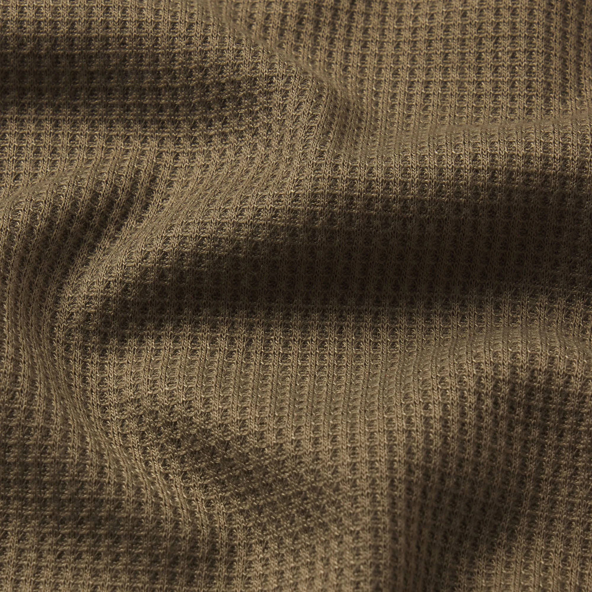 WAFFLE SLEEP MENS SET | ARMY ADDITIONAL FABRIC DETAILS