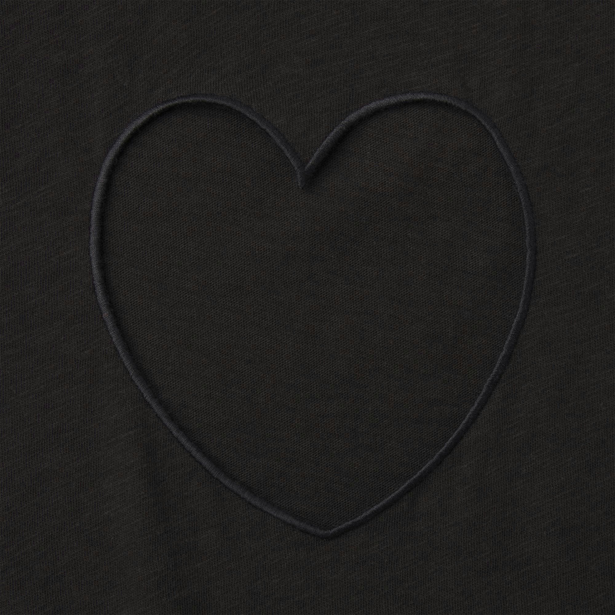 WORN IN JERSEY HEART STRAIGHT LEG PANT | WASHED ONYX ADDITIONAL FABRIC DETAILS