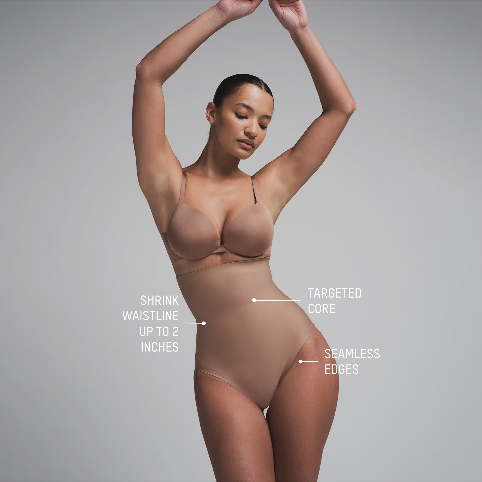 SKIMS BODY CORE HIGH-WAISTED BRIEF | PDP USPs 