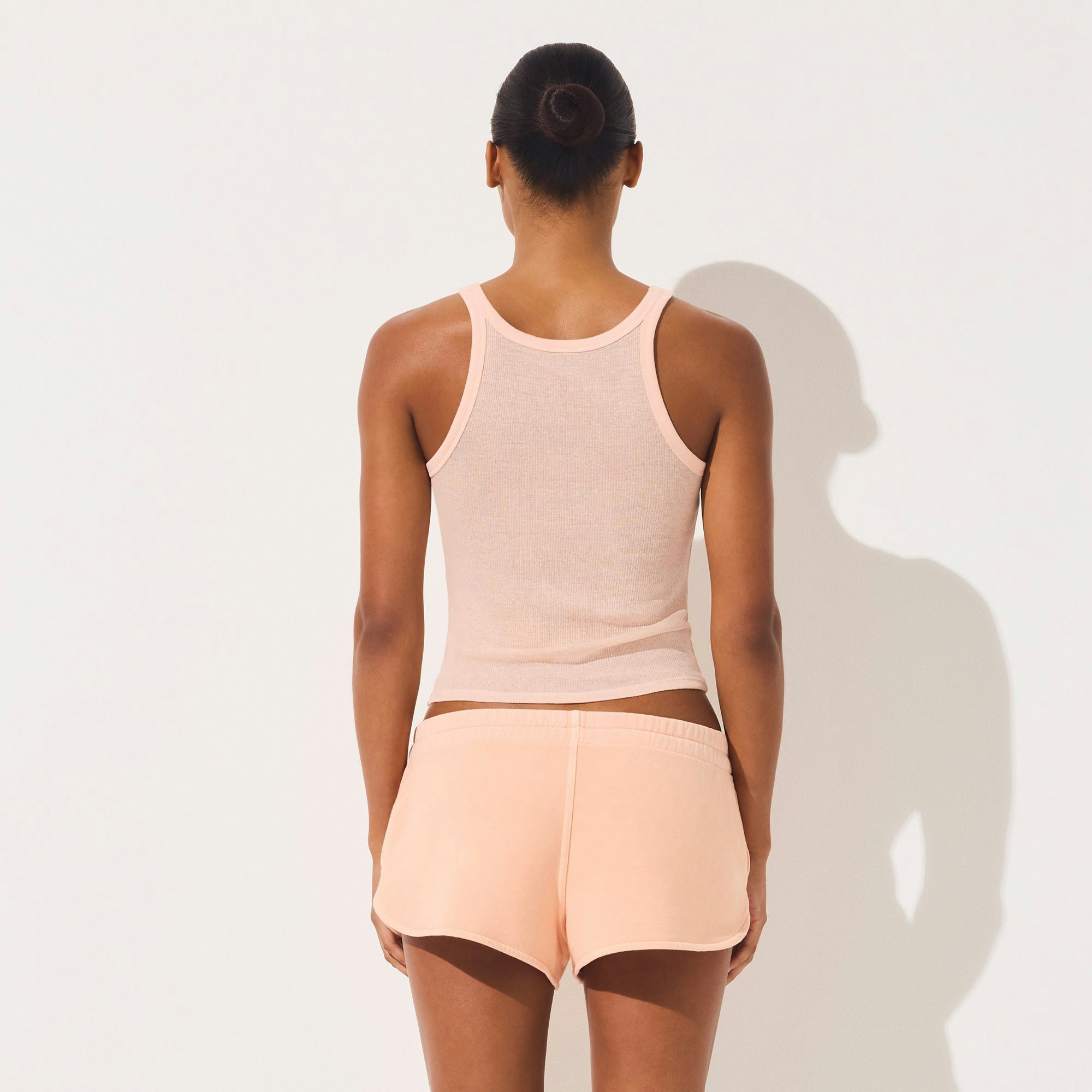 SHEER COTTON TANK | VILLA ON A MODEL SIDE VIEW | FOCUS: 0.0, 1.0, 0.9