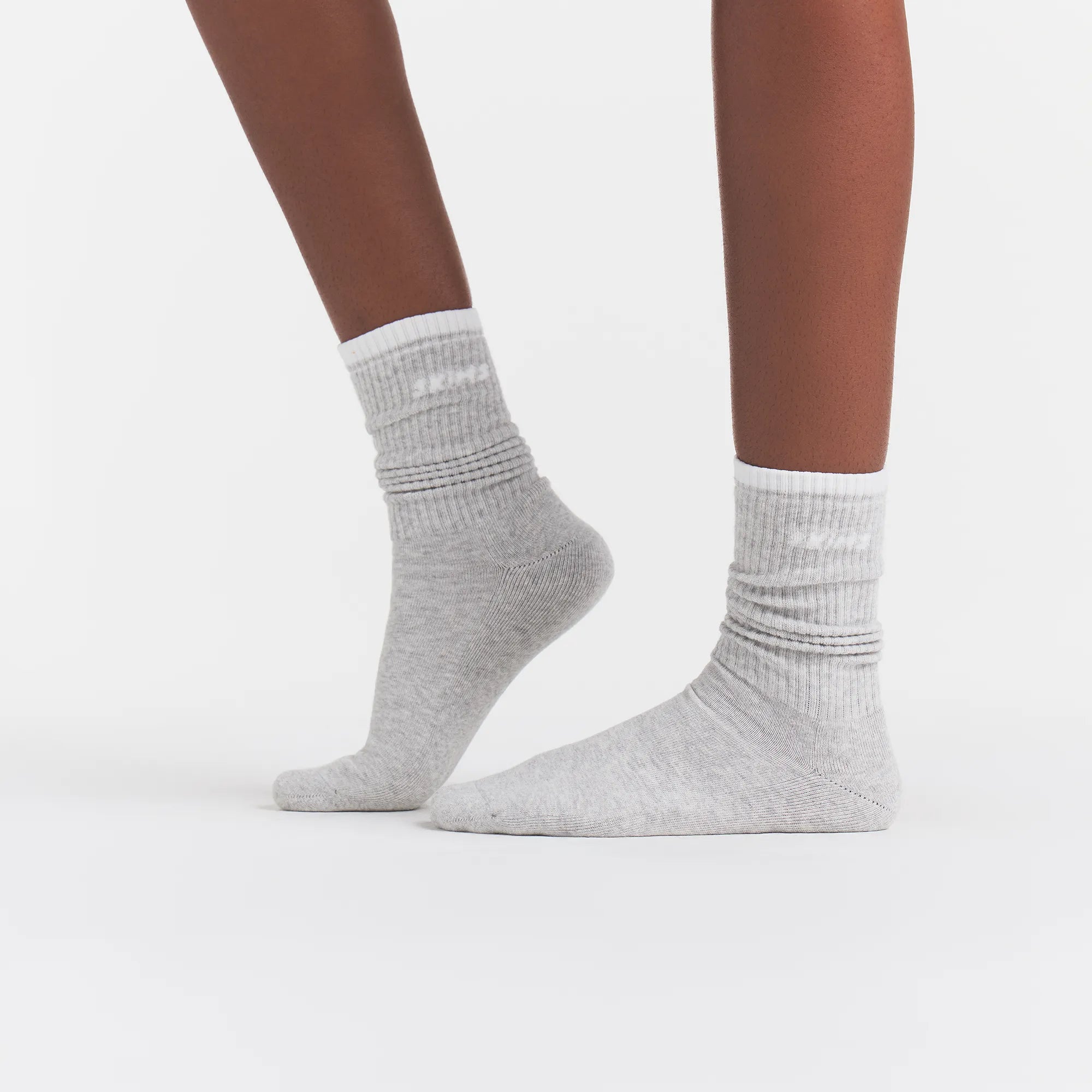 RIBBED CREW LOGO SOCK