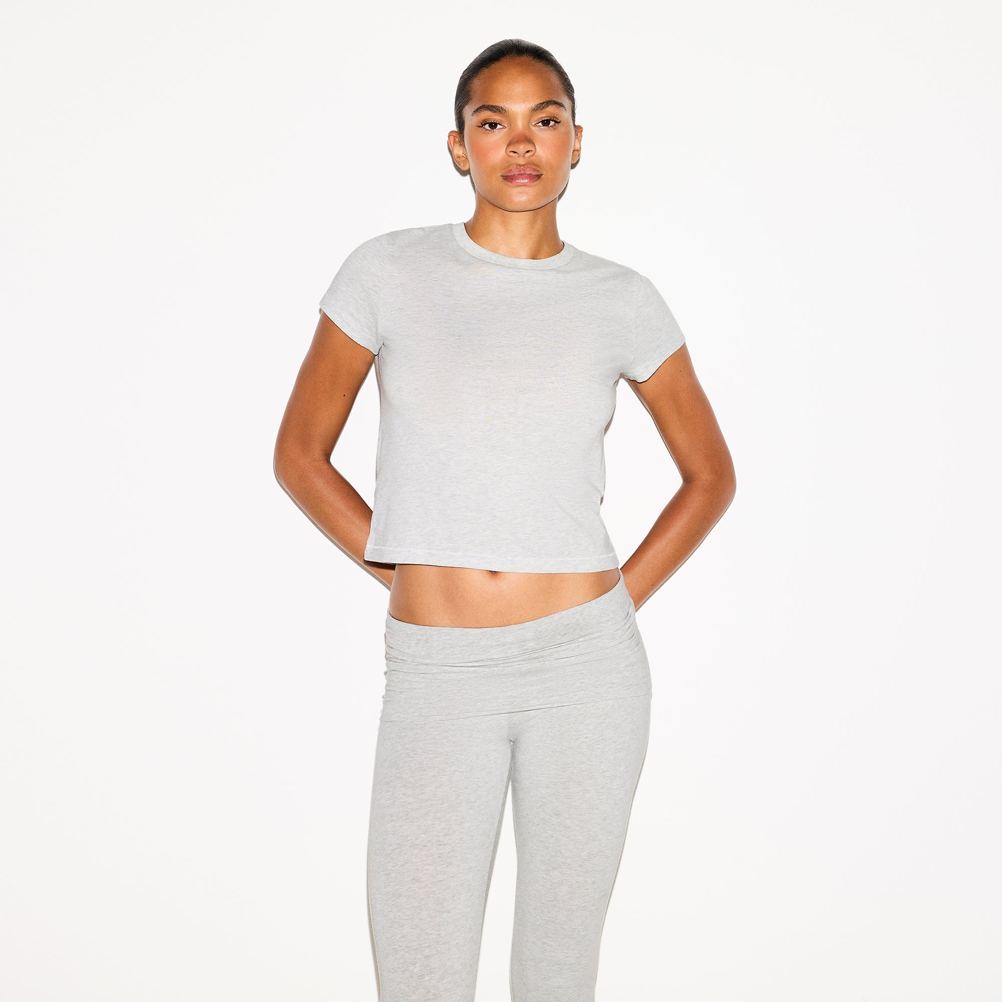 RELAXED TEES SHRUNKEN T-SHIRT | LIGHT HEATHER GREY RELAXED TEES SHRUNKEN T-SHIRT | LIGHT HEATHER GREY