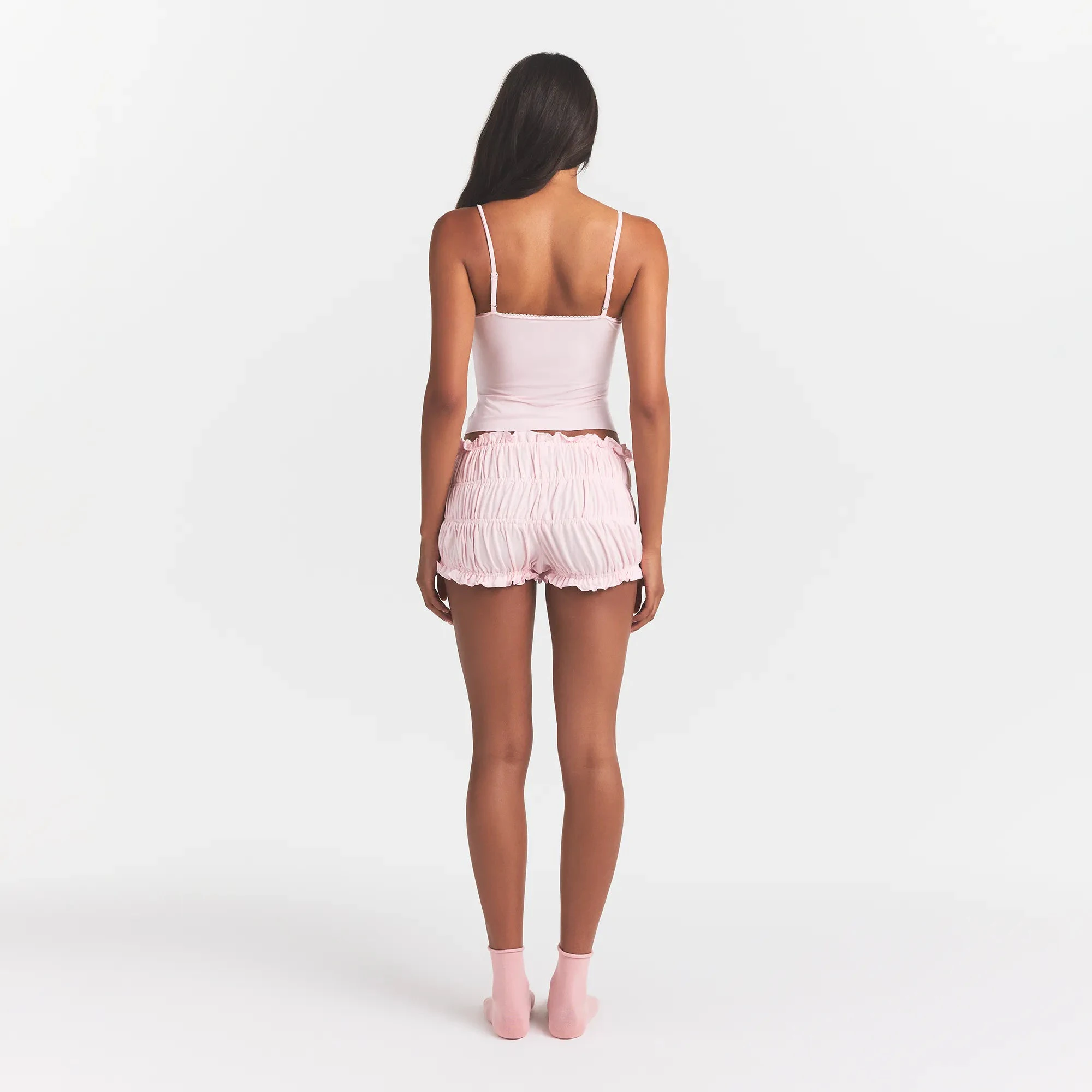 SKIMS SLEEP CAMI AND BLOOMER SET | BARELY PINK | SKIMS SKIMS SLEEP CAMI AND BLOOMER SET | BARELY PINK | SKIMS