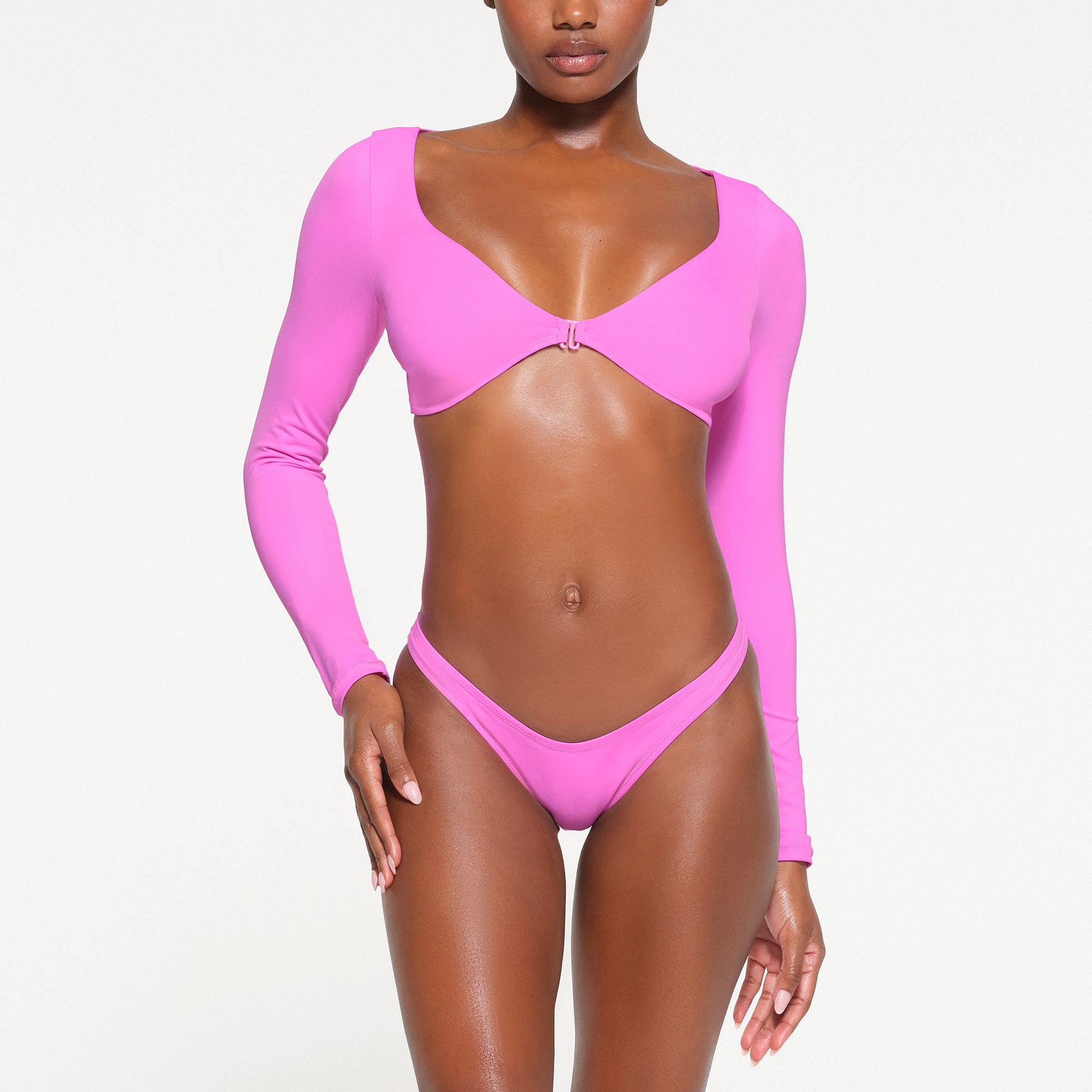 Neon long sleeve bikini on sale