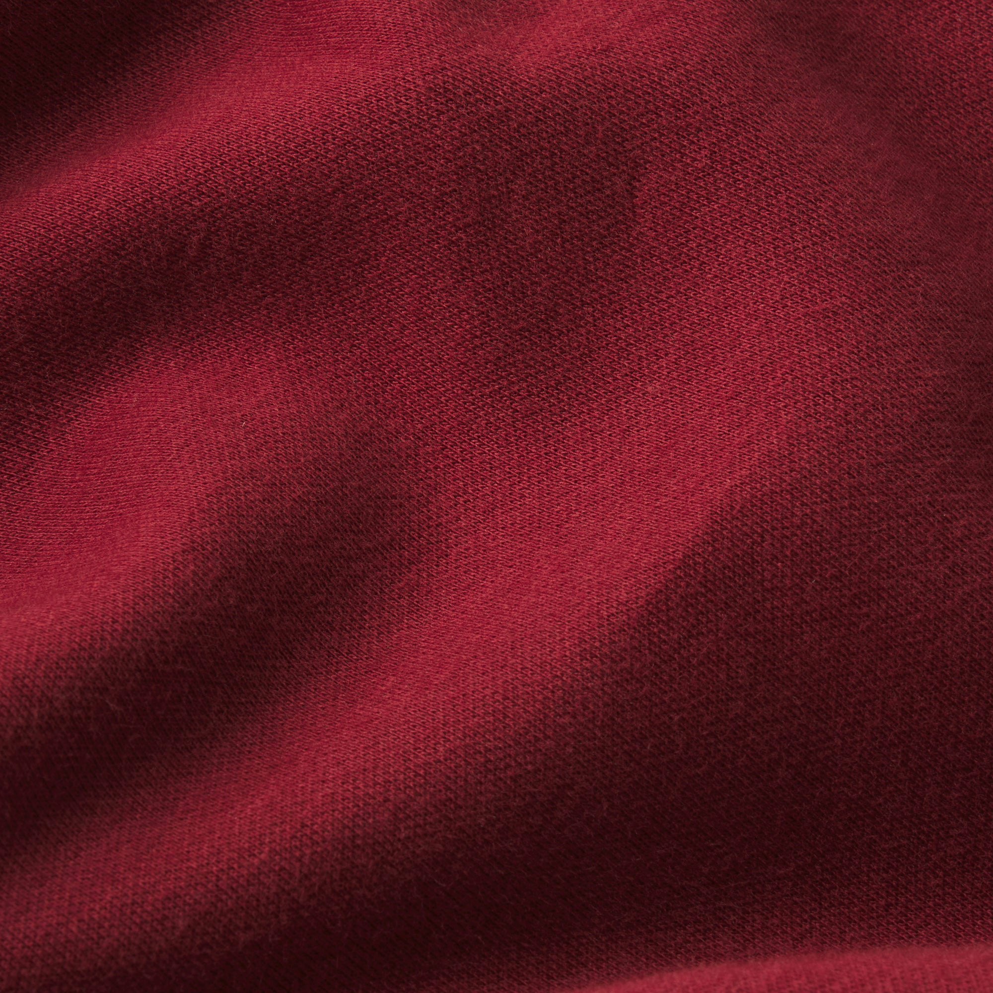 COTTON FLEECE FAUX FUR LINED ZIP UP HOODIE | MERLOT ADDITIONAL FABRIC DETAILS | about this fabric