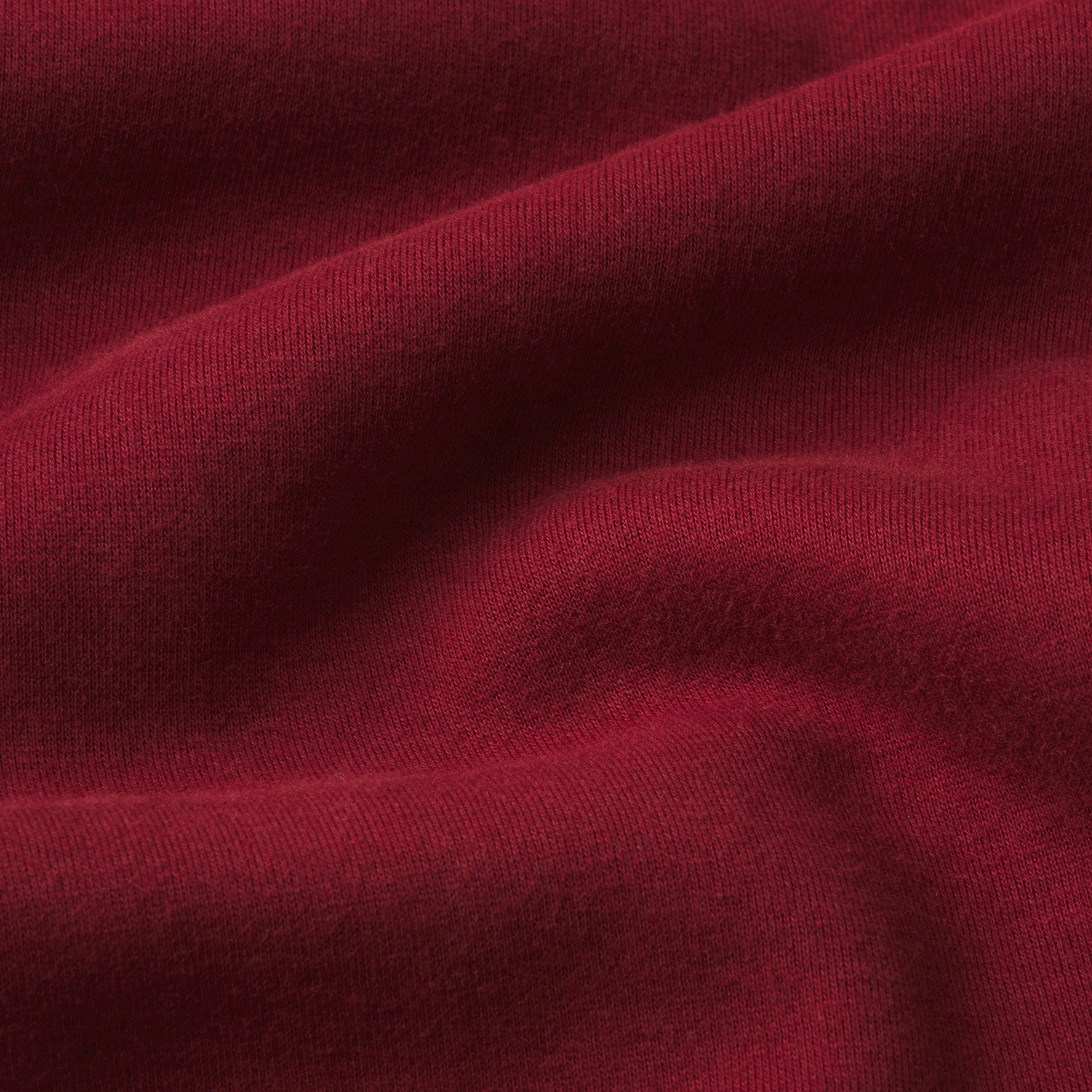 COTTON FLEECE CLASSIC STRAIGHT LEG PANT | MERLOT ADDITIONAL FABRIC DETAILS | about this fabric