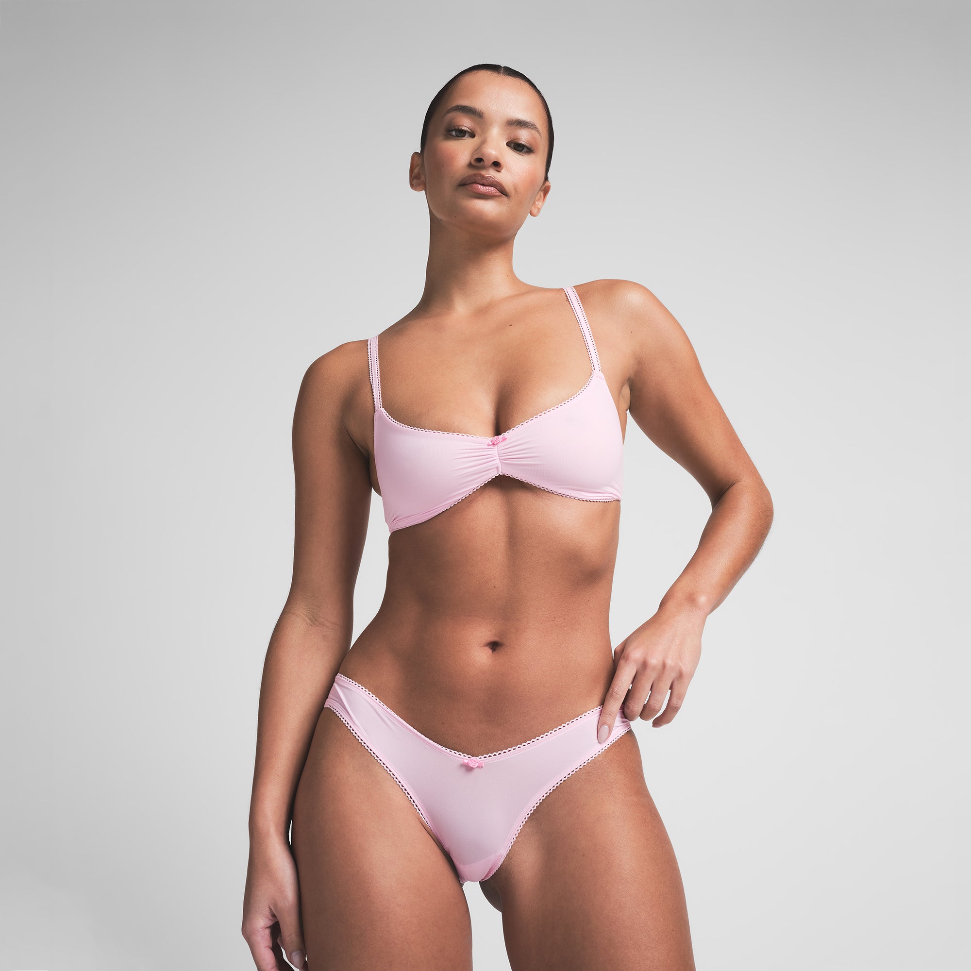 FITS EVERYBODY PICOT TANGA | CHERRY BLOSSOM TONAL