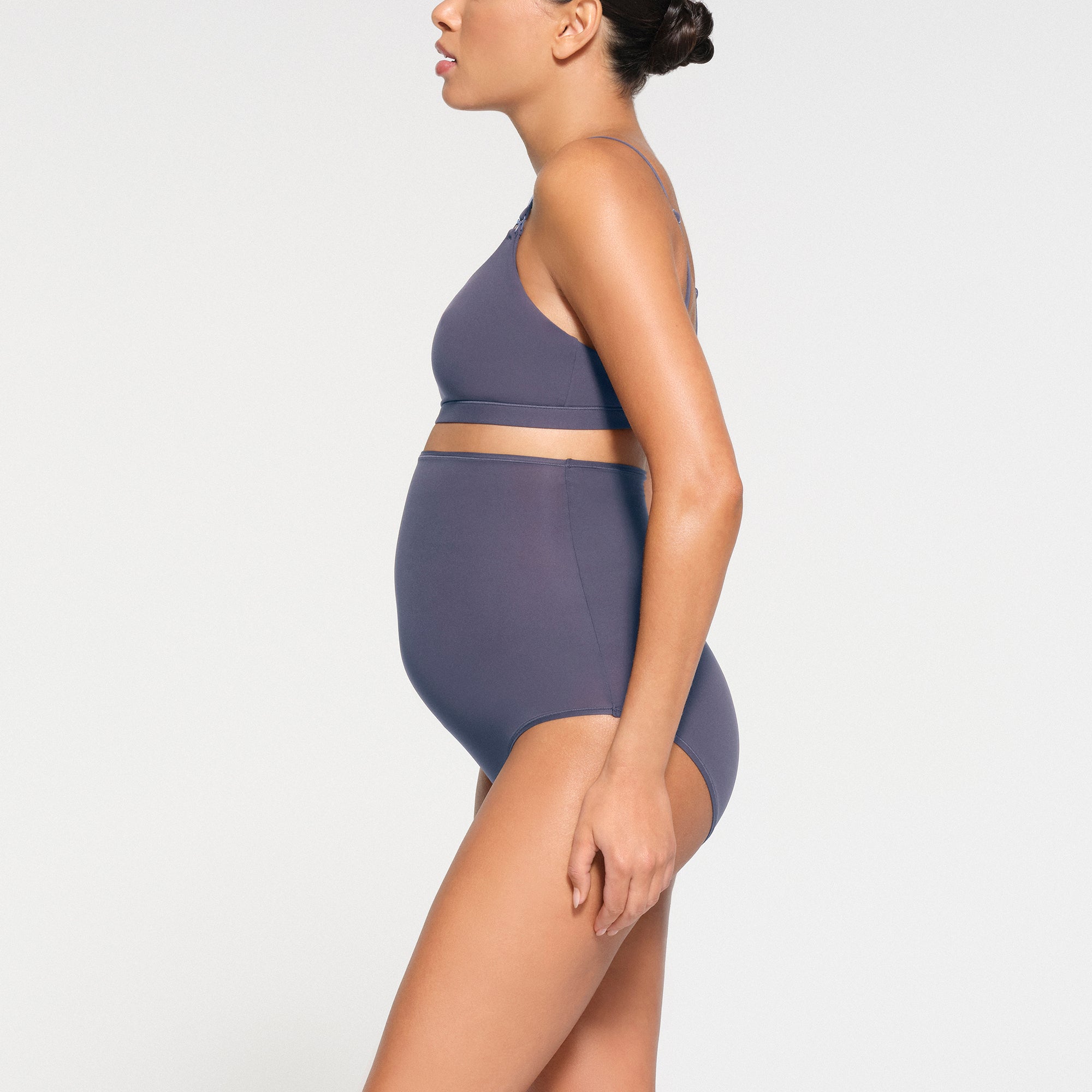 FITS EVERYBODY MATERNITY HIGH-WAISTED BRIEF 2-PACK | SLEET