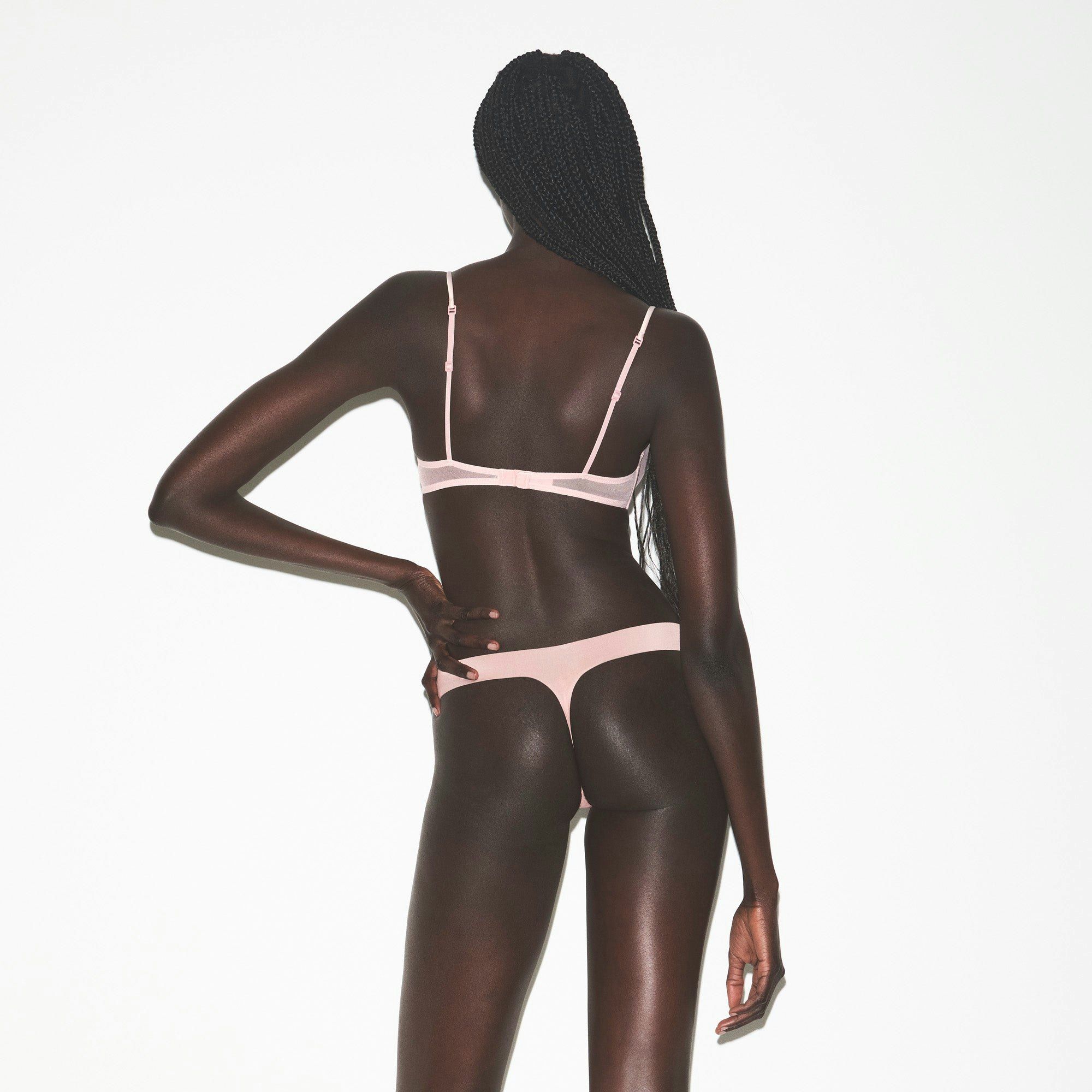 INVISIBLE THONG | MORGANITE ON A MODEL BACK VIEW | FOCUS: 0.0, 1.0, 0.9