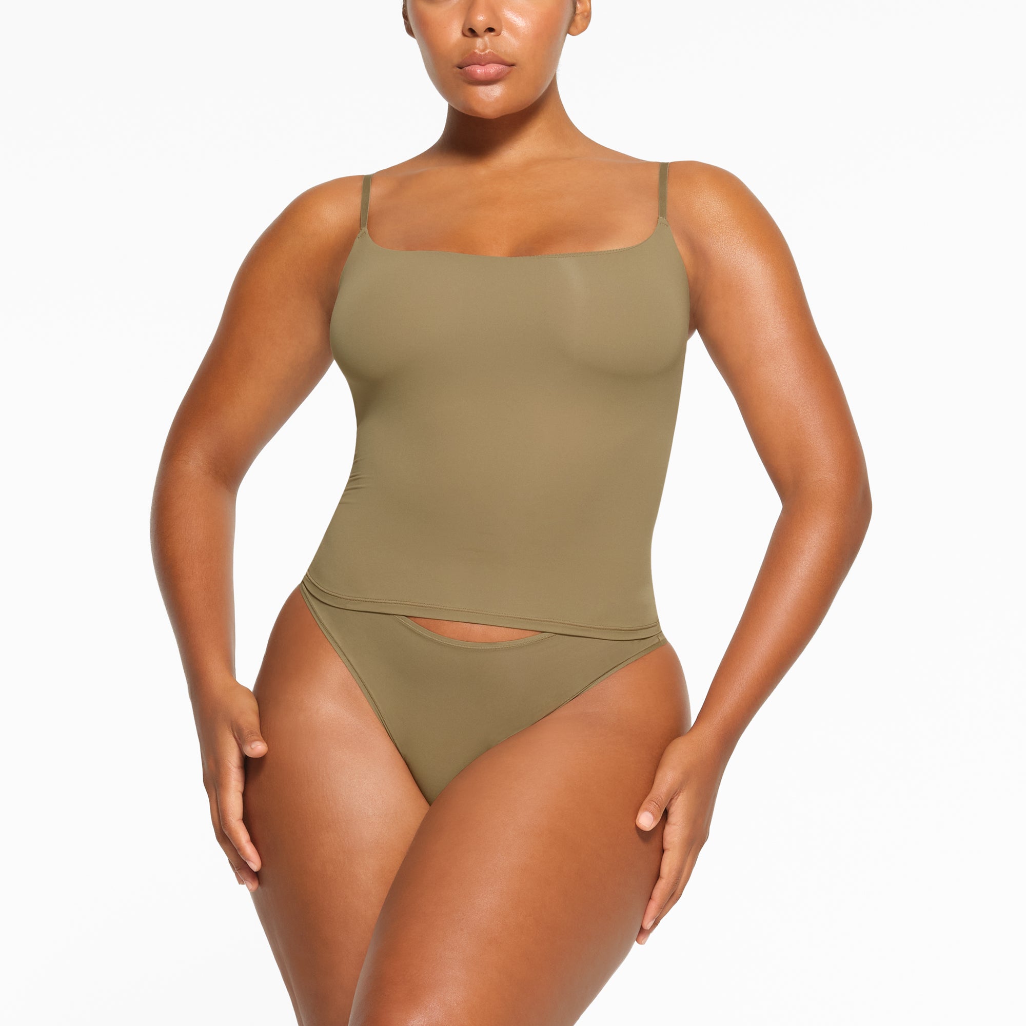 FITS EVERYBODY CAMI | KHAKI | XXS