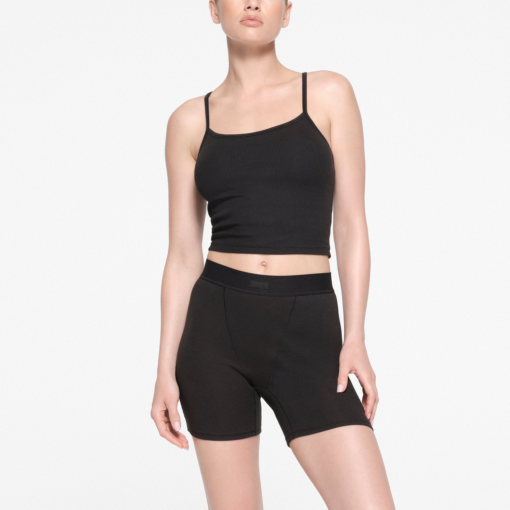 【本日特価】 COTTON RIB CROPPED CAMI | SOOT 下着・アンダーウェア