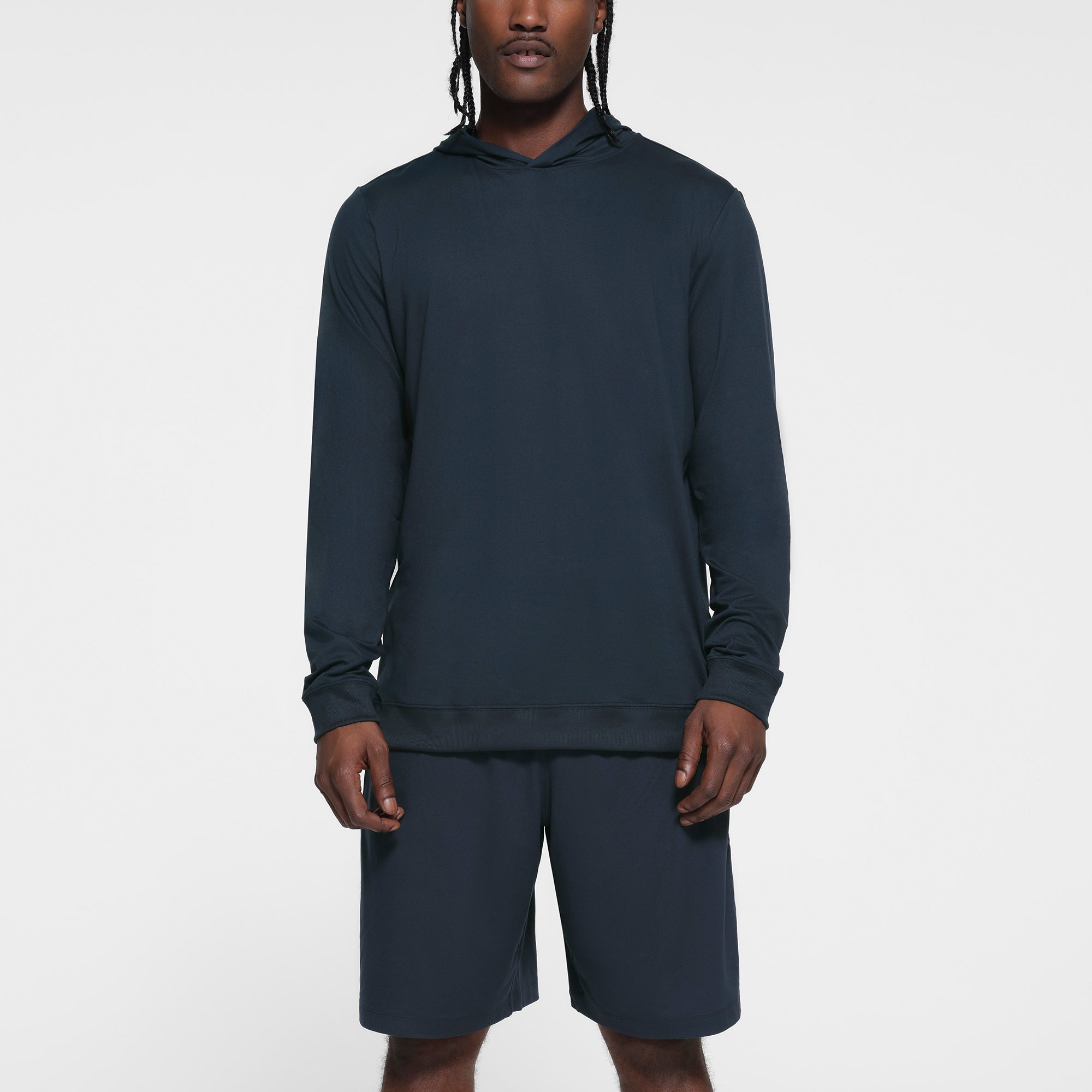 OUTDOOR JERSEY MENS CLASSIC HOODIE MIDNIGHT BLUE