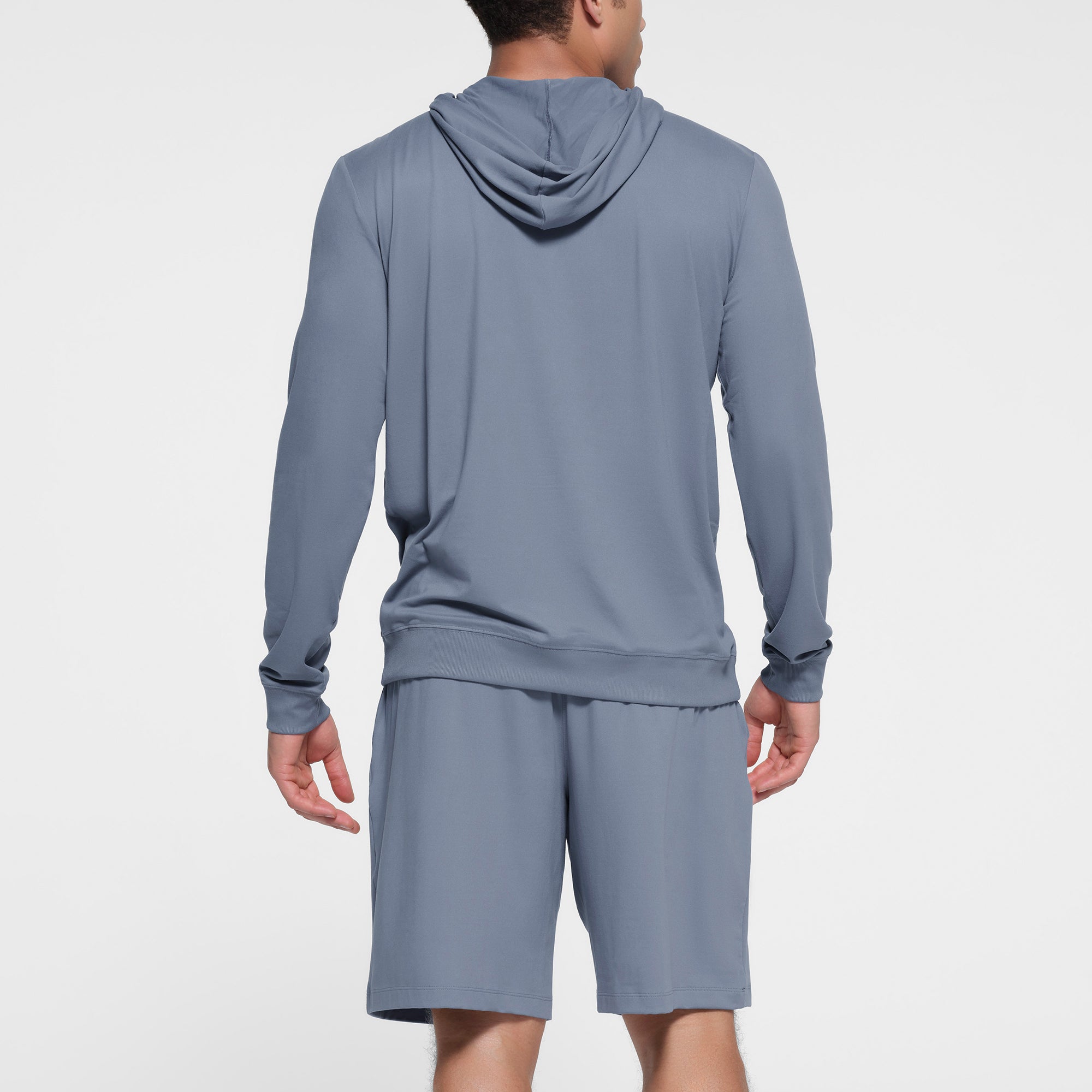 OUTDOOR JERSEY MENS CLASSIC HOODIE | STEEL BLUE