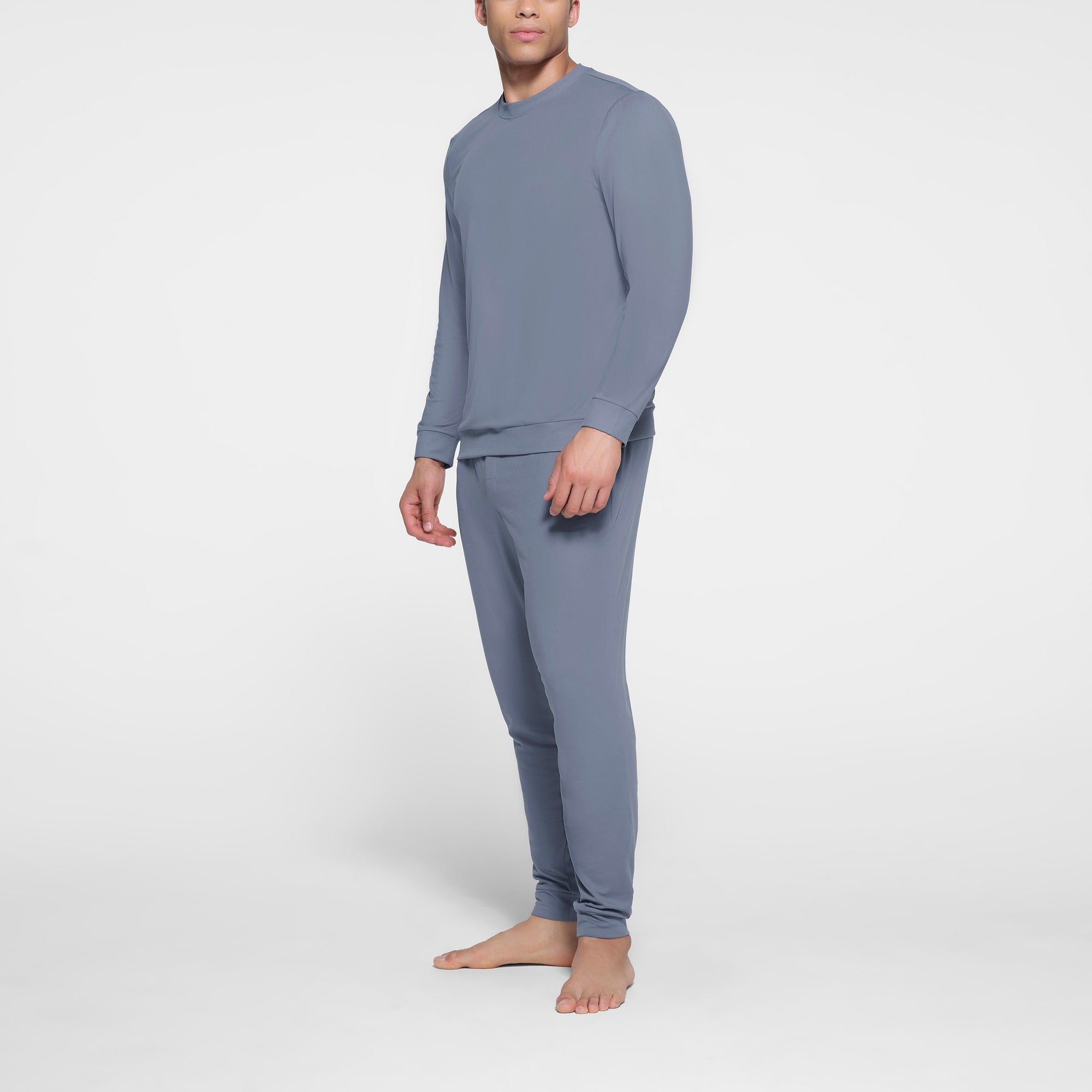 OUTDOOR JERSEY MENS CLASSIC CREWNECK | STEEL BLUE