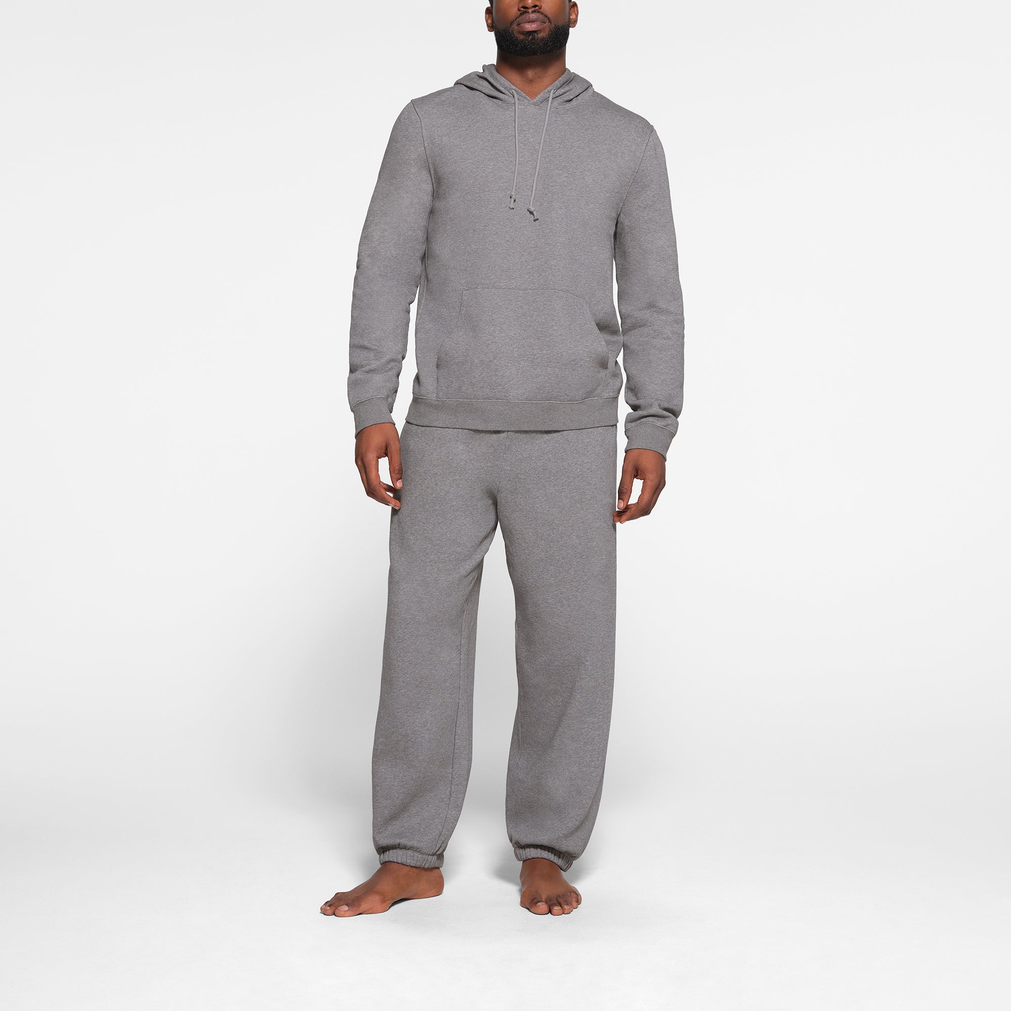 Kangma Mens Tracksuit 2 Piece Hoodie,Solid Jogging
