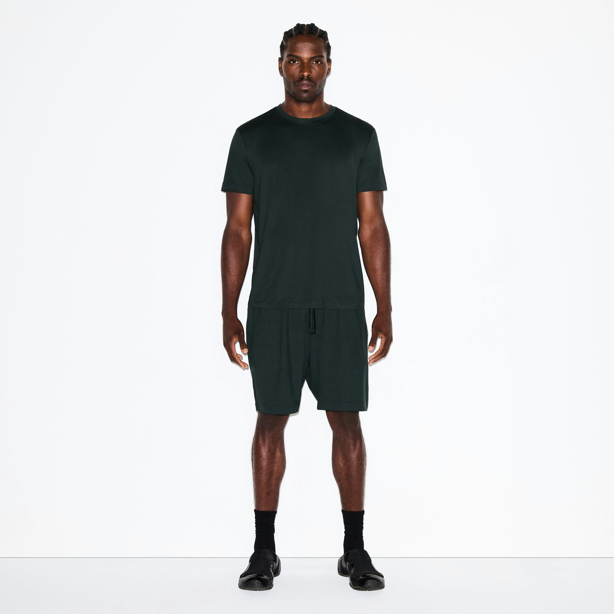 OUTDOOR JERSEY MENS CLASSIC T-SHIRT | TINT ON A MODEL FRONT VIEW @ | FOCUS: 0.0, 1.0, 0.9