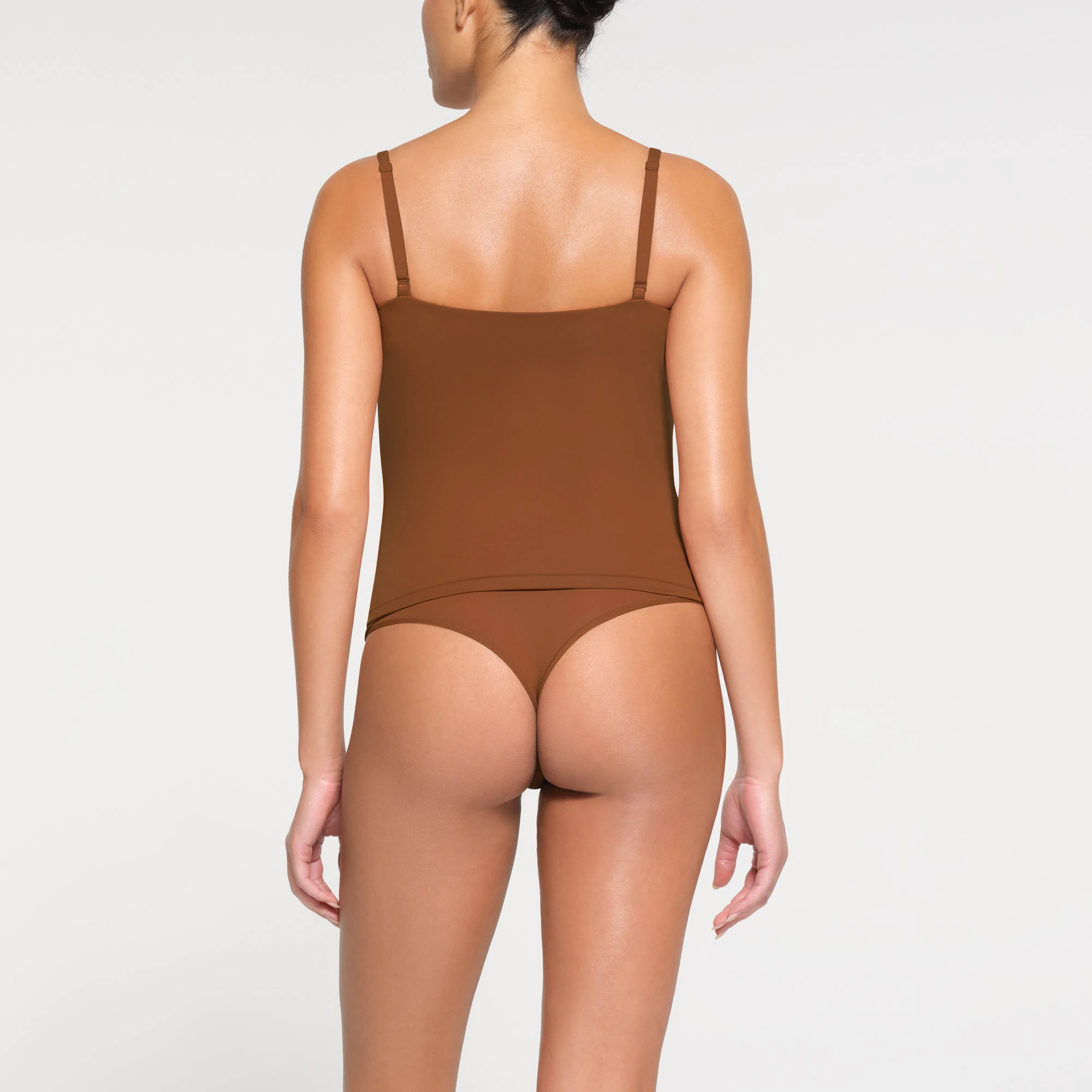 FITS EVERYBODY MATERNITY NURSING TANK  | BRONZE ON A MODEL BACK VIEW