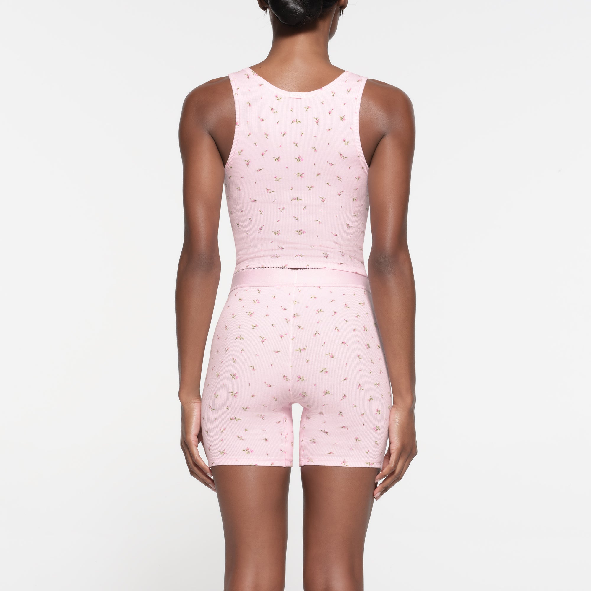 COTTON RIB TANK 3-PACK | PINK ROSEBUD MULTI