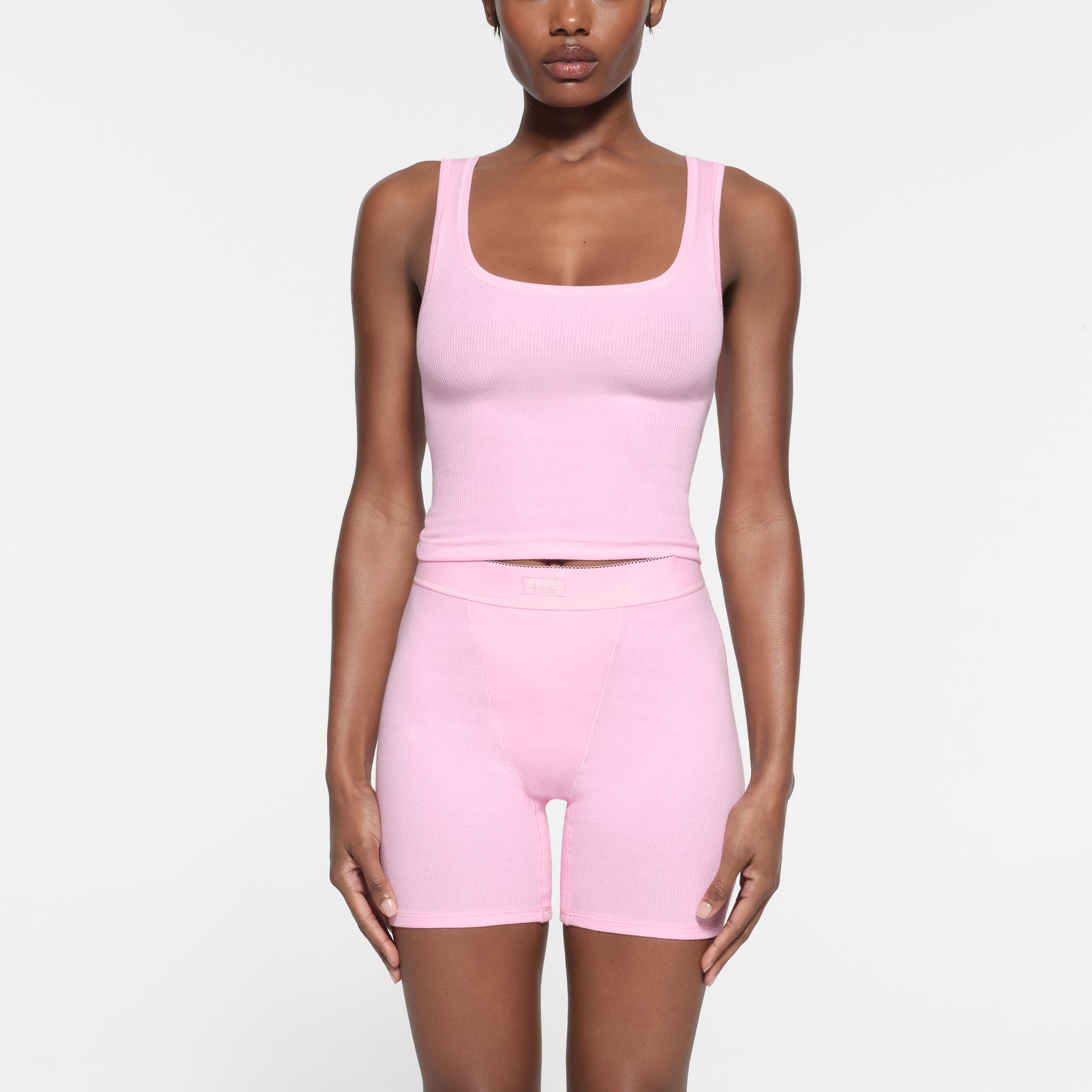 COTTON RIB TANK 3-PACK | PINK ROSEBUD MULTI