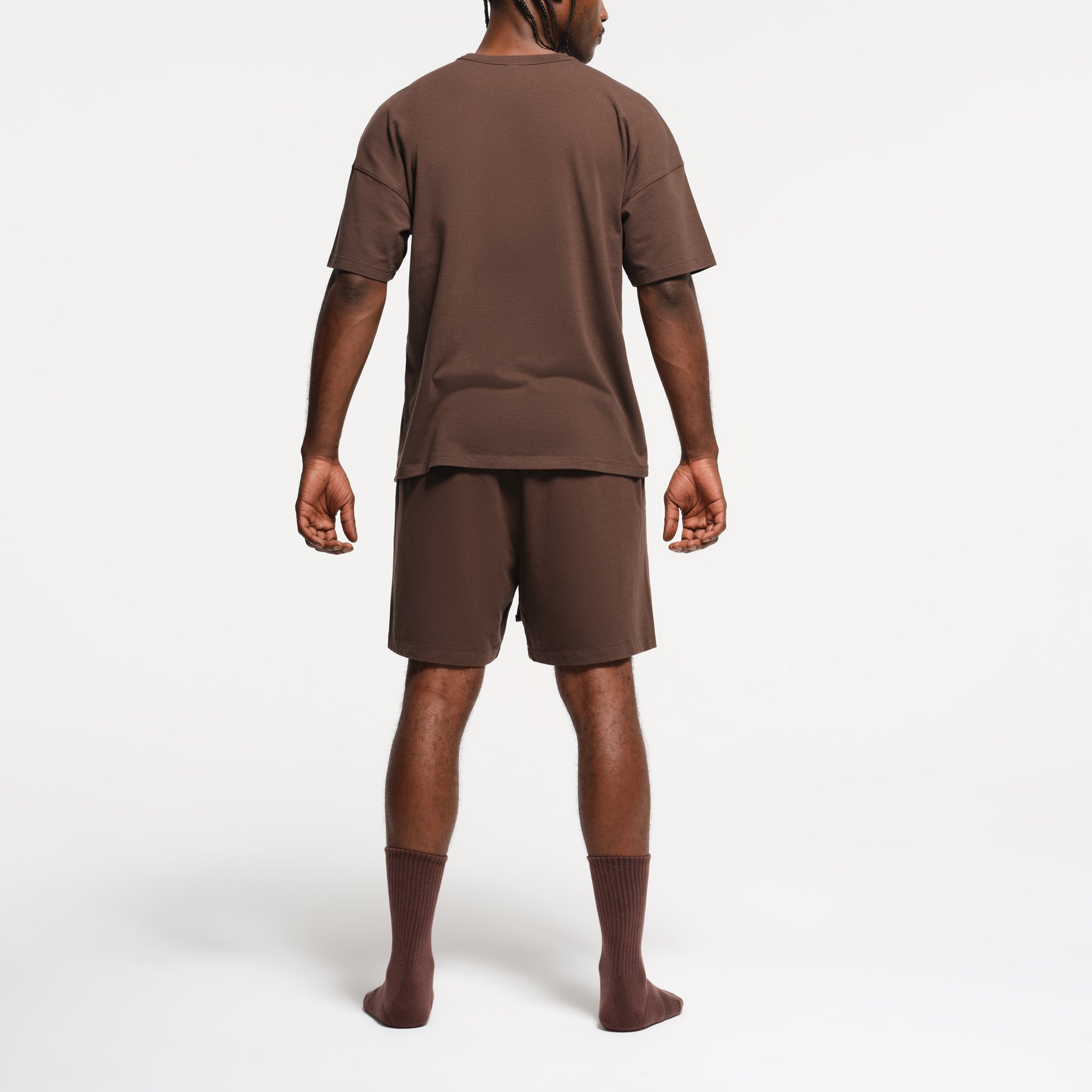 JERSEY LOUNGE MENS OVERSIZED T-SHIRT | MUD
