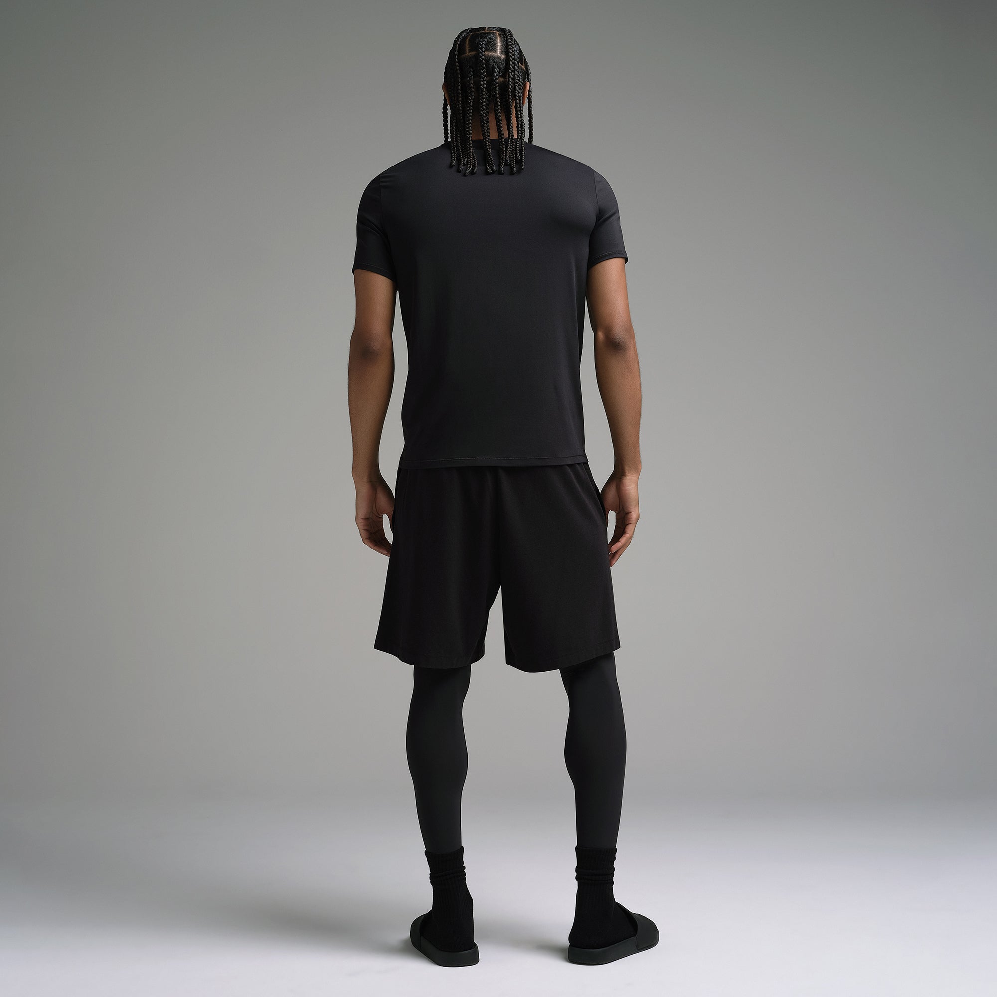 SKIMS SPORT MENS T-SHIRT | OBSIDIAN