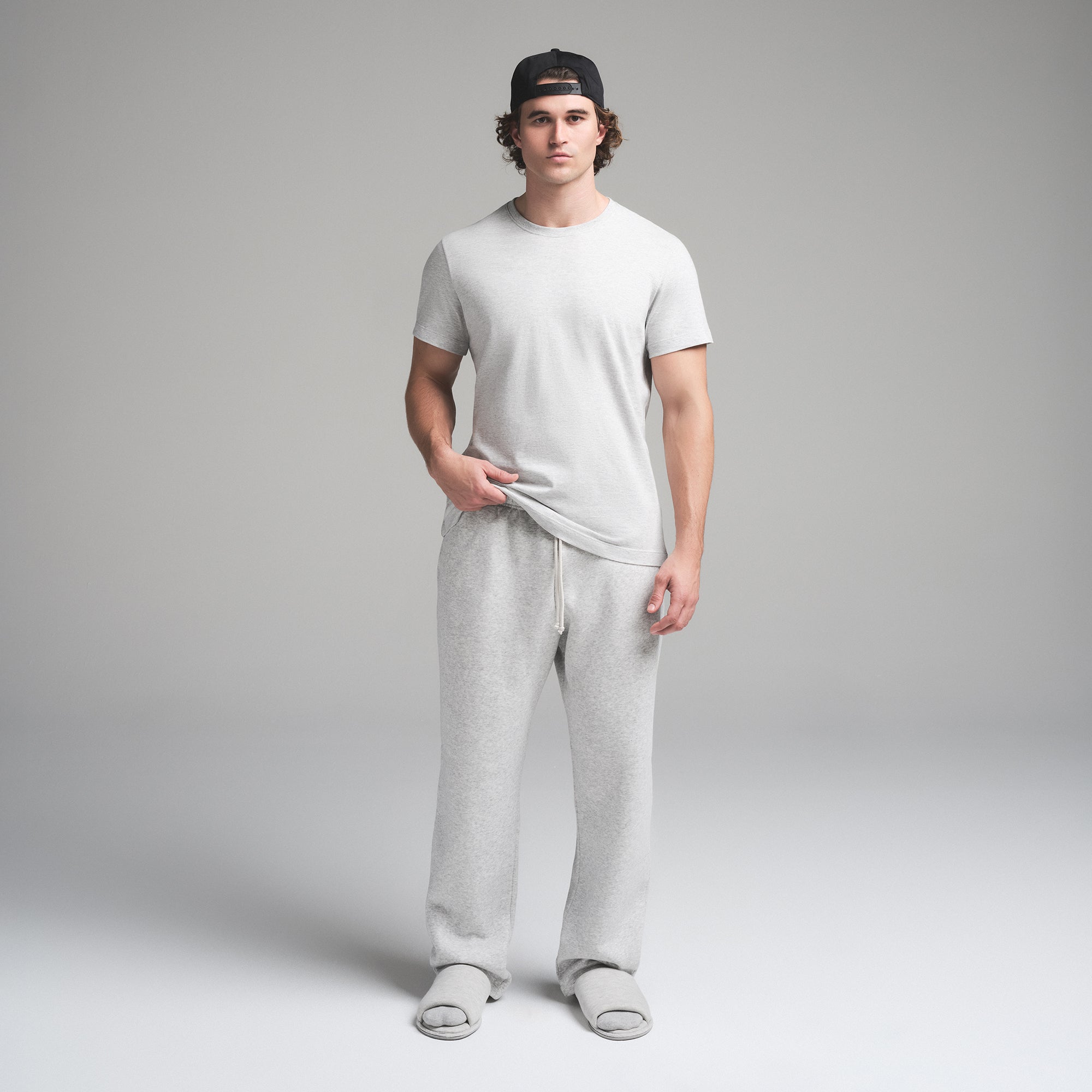 [LOW CLASSIC]/☆ 25SS TEDDY BUDDY T-SHIRT/LIGHT MELANGE GREY Melange gray t-shirt - Light Gray | Benetton