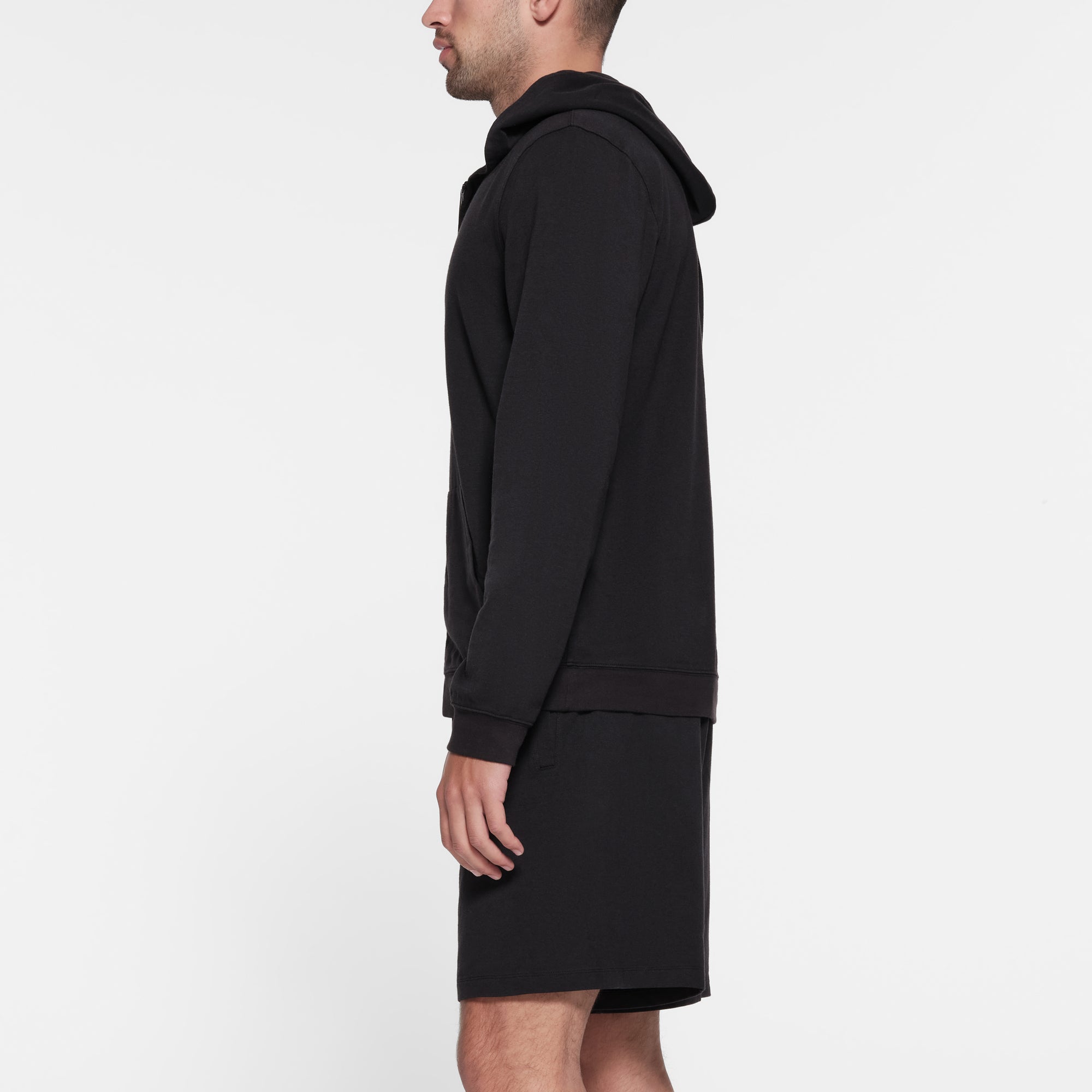 JERSEY LOUNGE MENS ZIP UP HOODIE | OBSIDIAN JERSEY LOUNGE MENS ZIP UP HOODIE | OBSIDIAN
