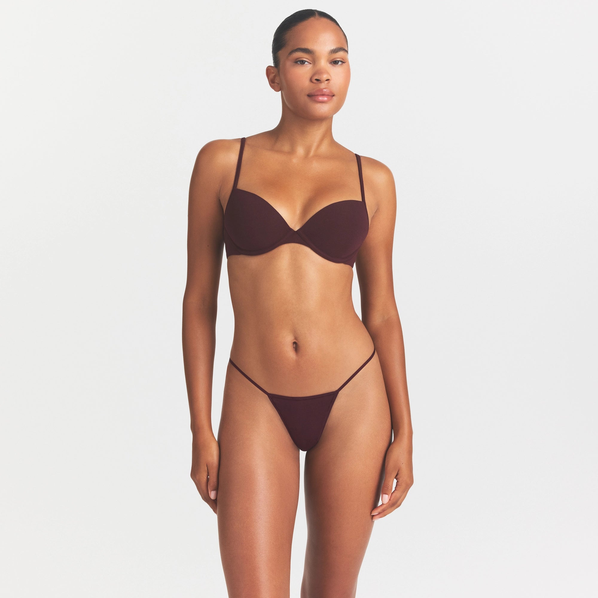 EVERYDAY COTTON STRING THONG | CURRANT ONE MODEL | FOCUS: 0.0, 1.0, 0.9