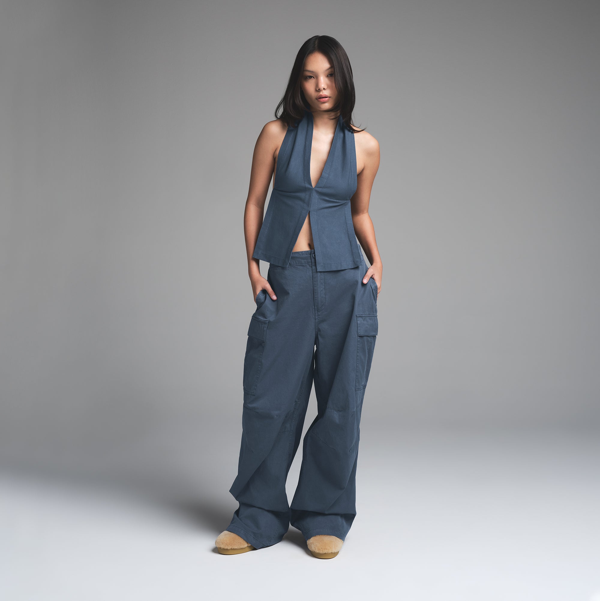 SKIMS カーゴパンツ　S スキムス SKIMS-LOUNGEWEAR-WL-WLG-6731W-