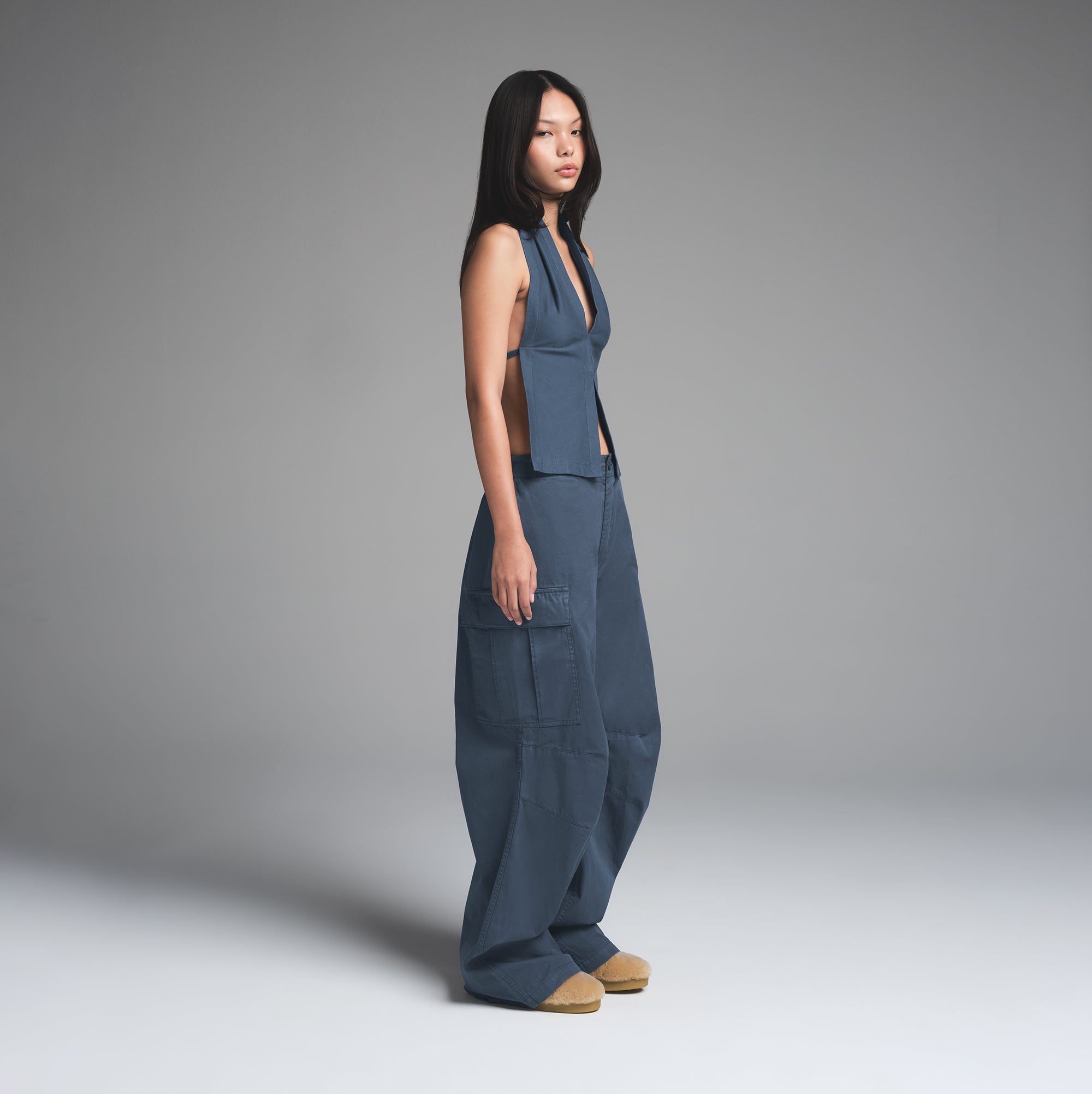 OUTDOOR WOVEN CARGO PANT | INDIGO