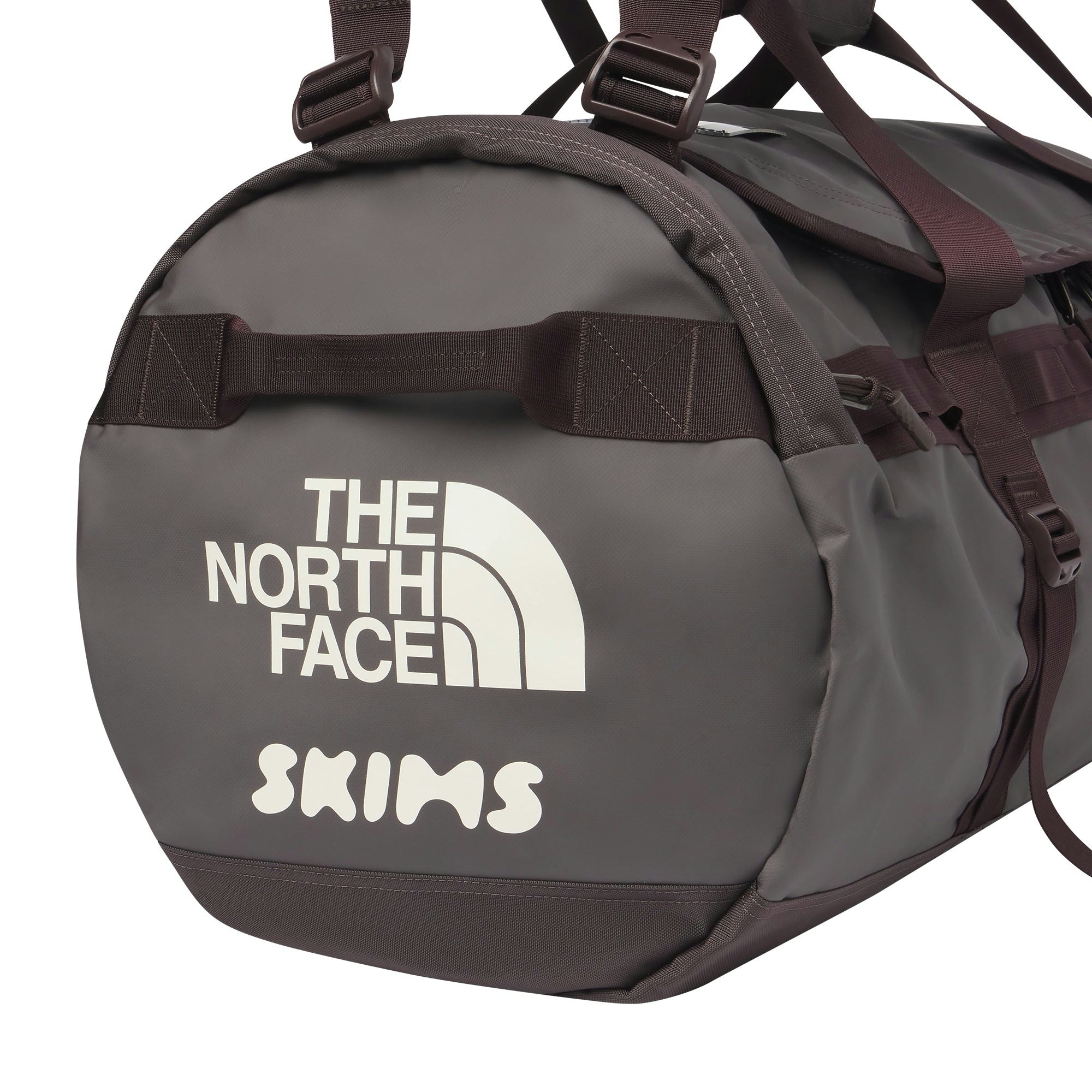 THE NORTH FACE X SKIMS LARGE BASE CAMP DUFFLE BAG | PHOENIX ADDITIONAL FABRIC DETAILS