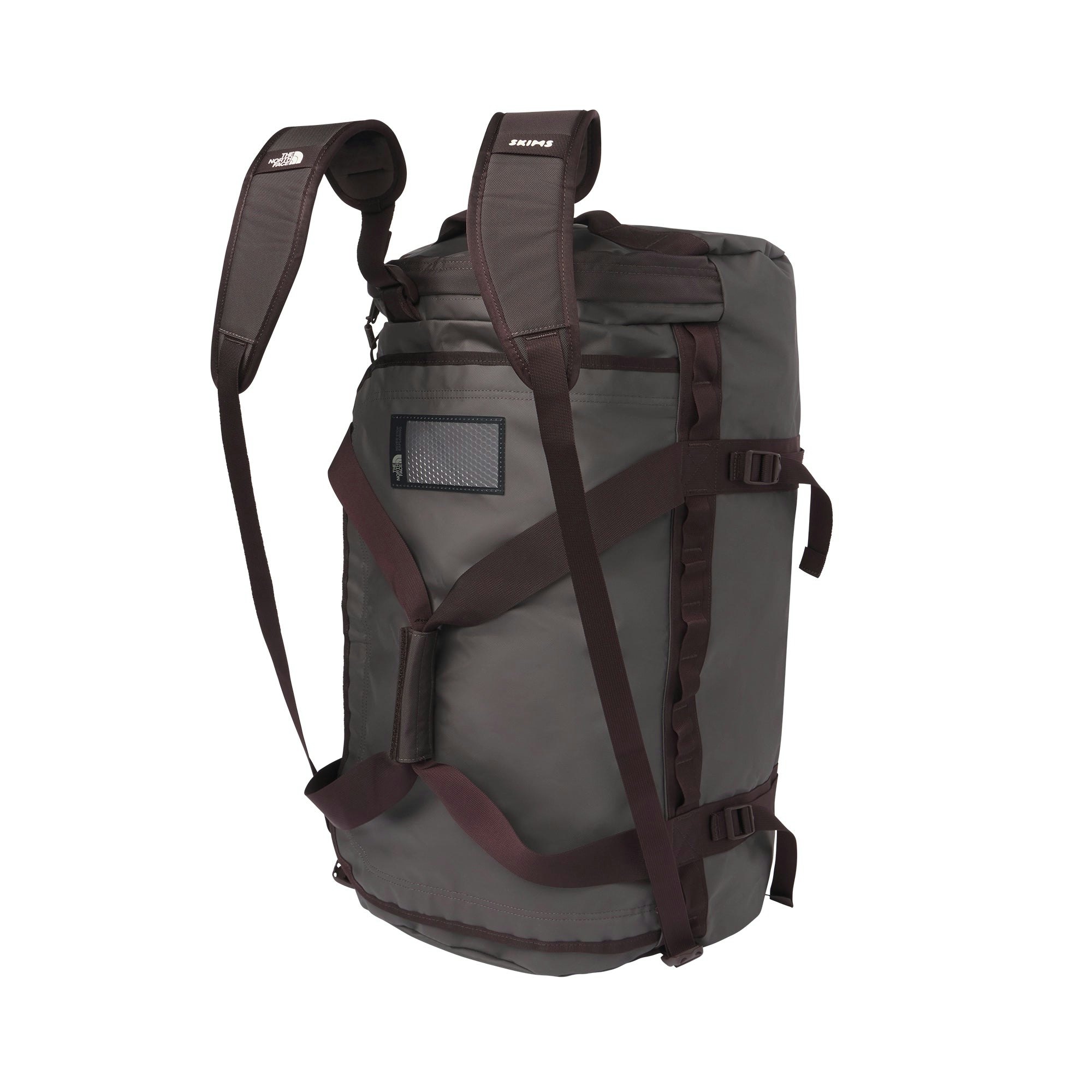 THE NORTH FACE X SKIMS LARGE BASE CAMP DUFFLE BAG | PHOENIX ADDITIONAL FABRIC DETAILS