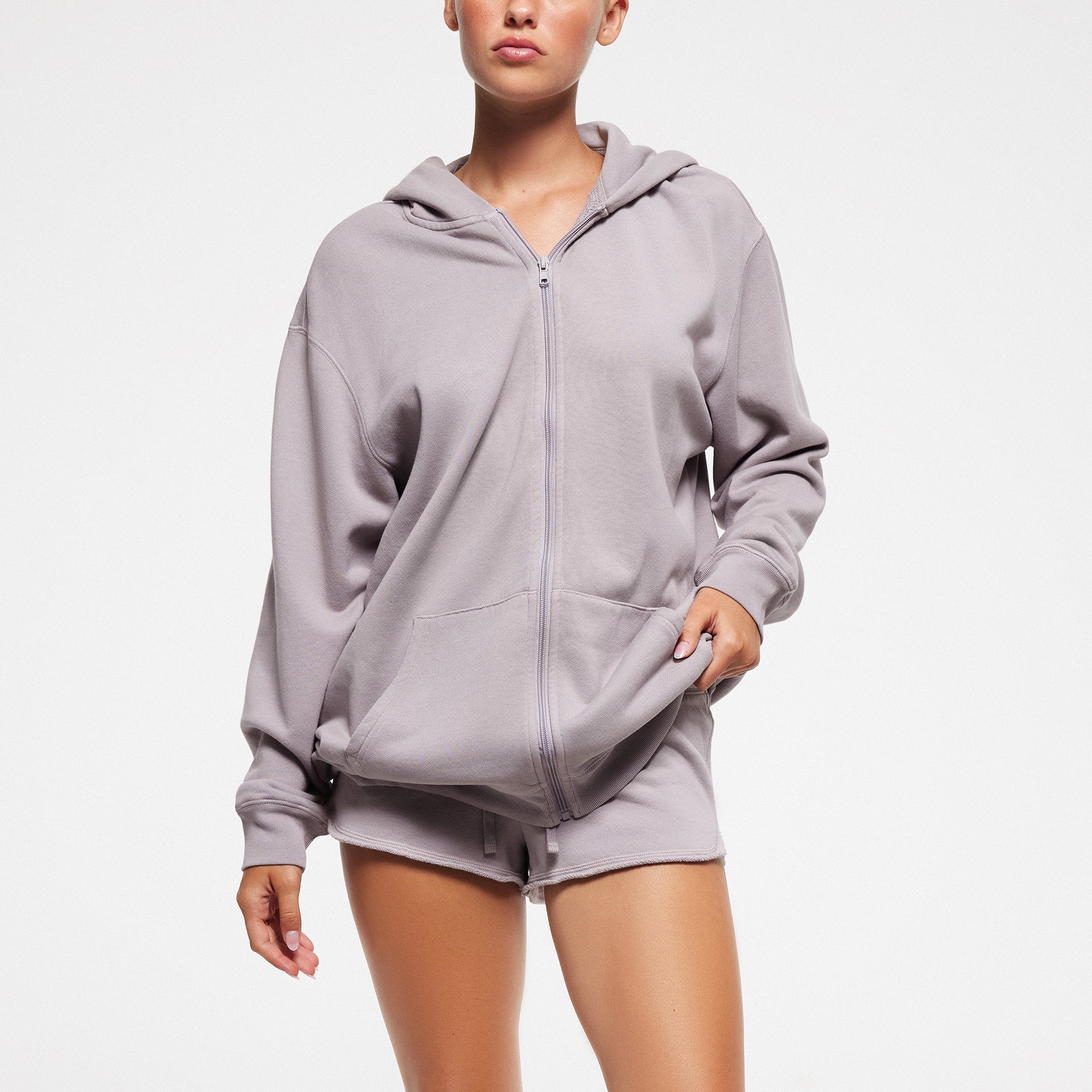 Oversized womens zip up hoodie online