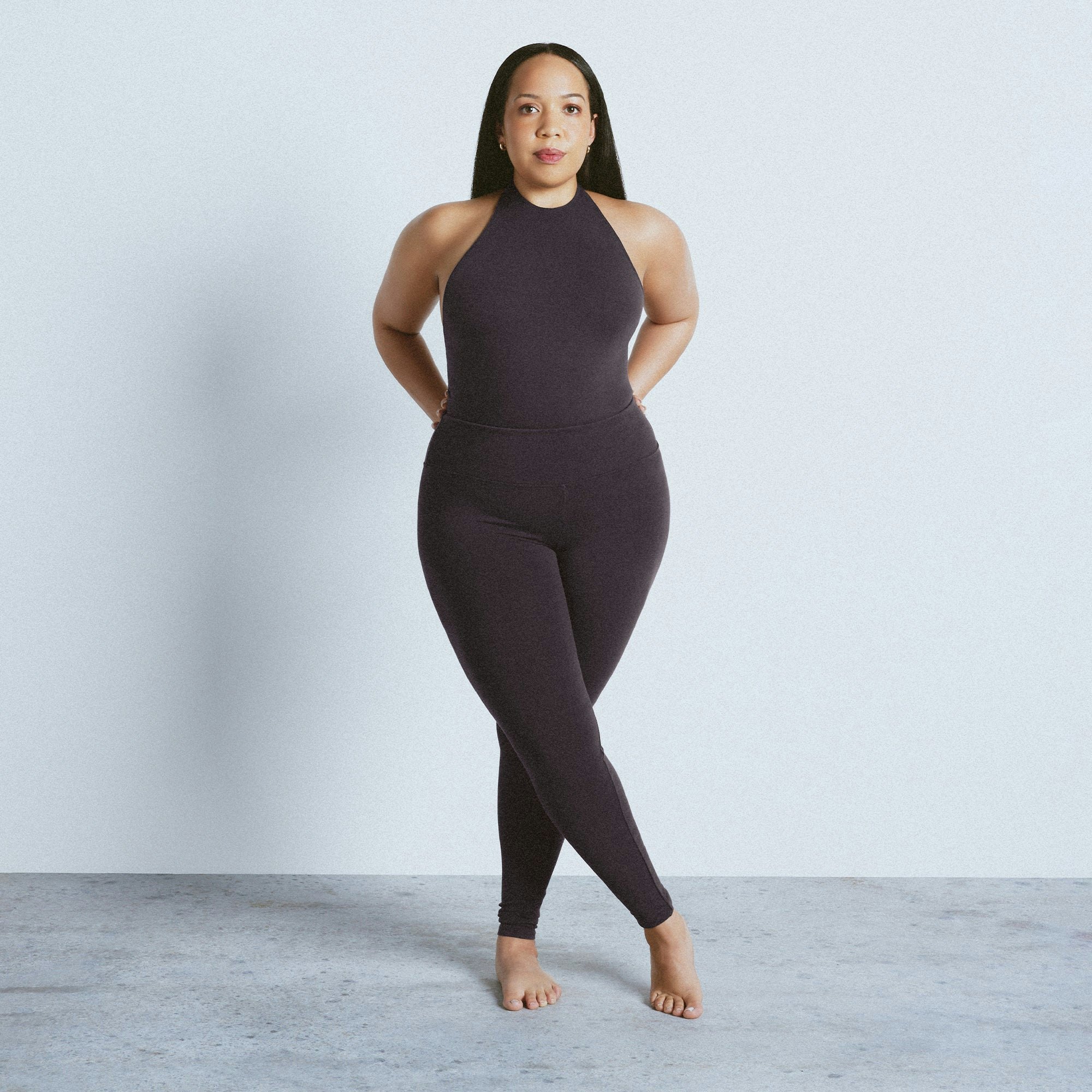 OUTDOOR HALTER BODYSUIT CAMPAIGN IMAGERY