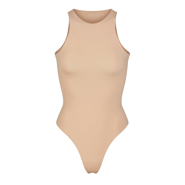 SKIMS FAUX LEATHER SCOOP discount BODYSUIT