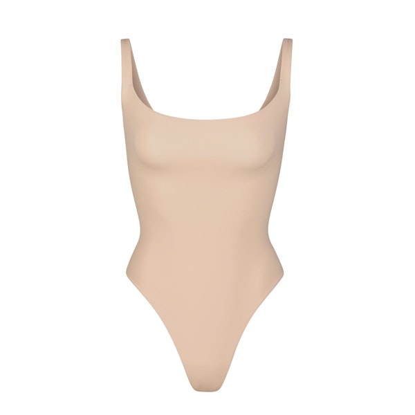 FITS EVERYBODY SQUARE NECK BODYSUIT | MICA (BODYSUITS) LAYS FLAT ON A WHITE BACKGROUND | FLT