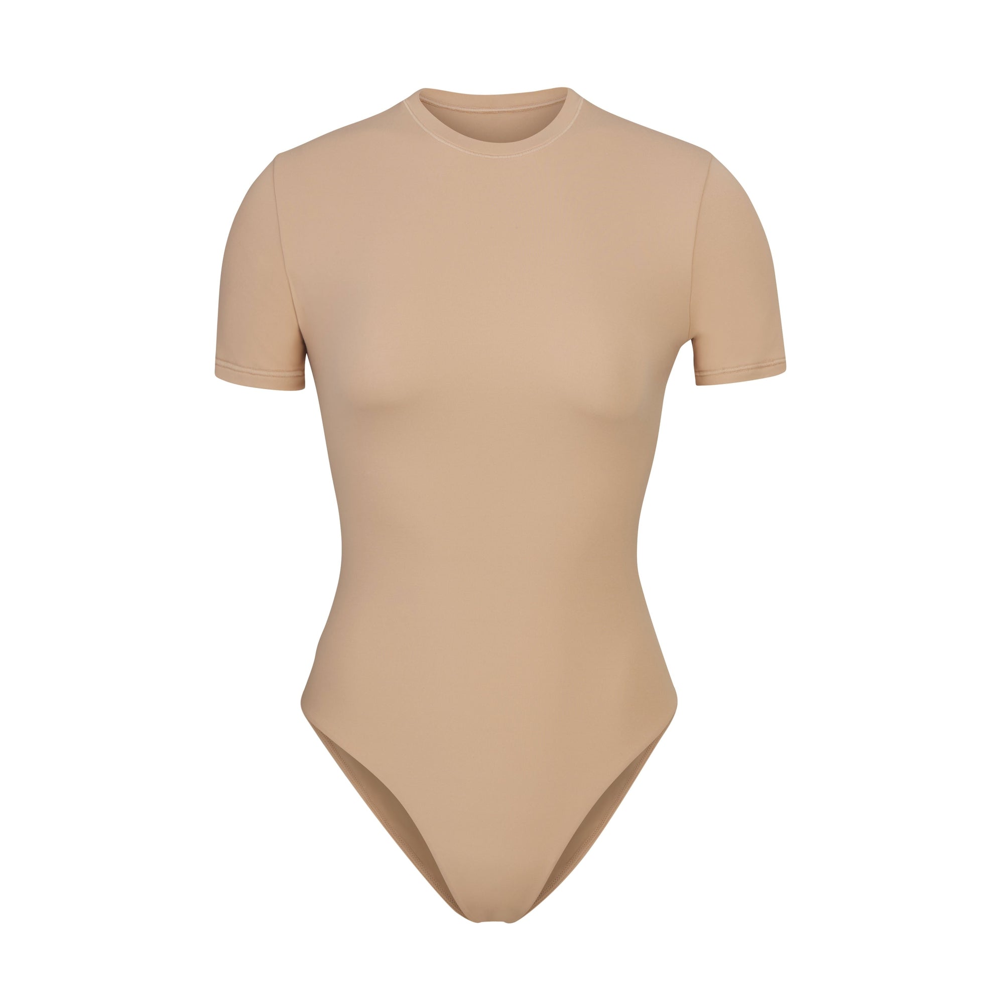 SEAMLESS SCULPT BRIEF BODYSUIT | CLAY