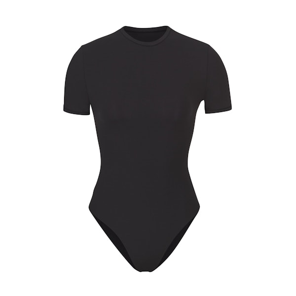 FITS EVERYBODY T-SHIRT BODYSUIT | ONYX (BODYSUITS) LAYS FLAT ON A WHITE BACKGROUND | FLT