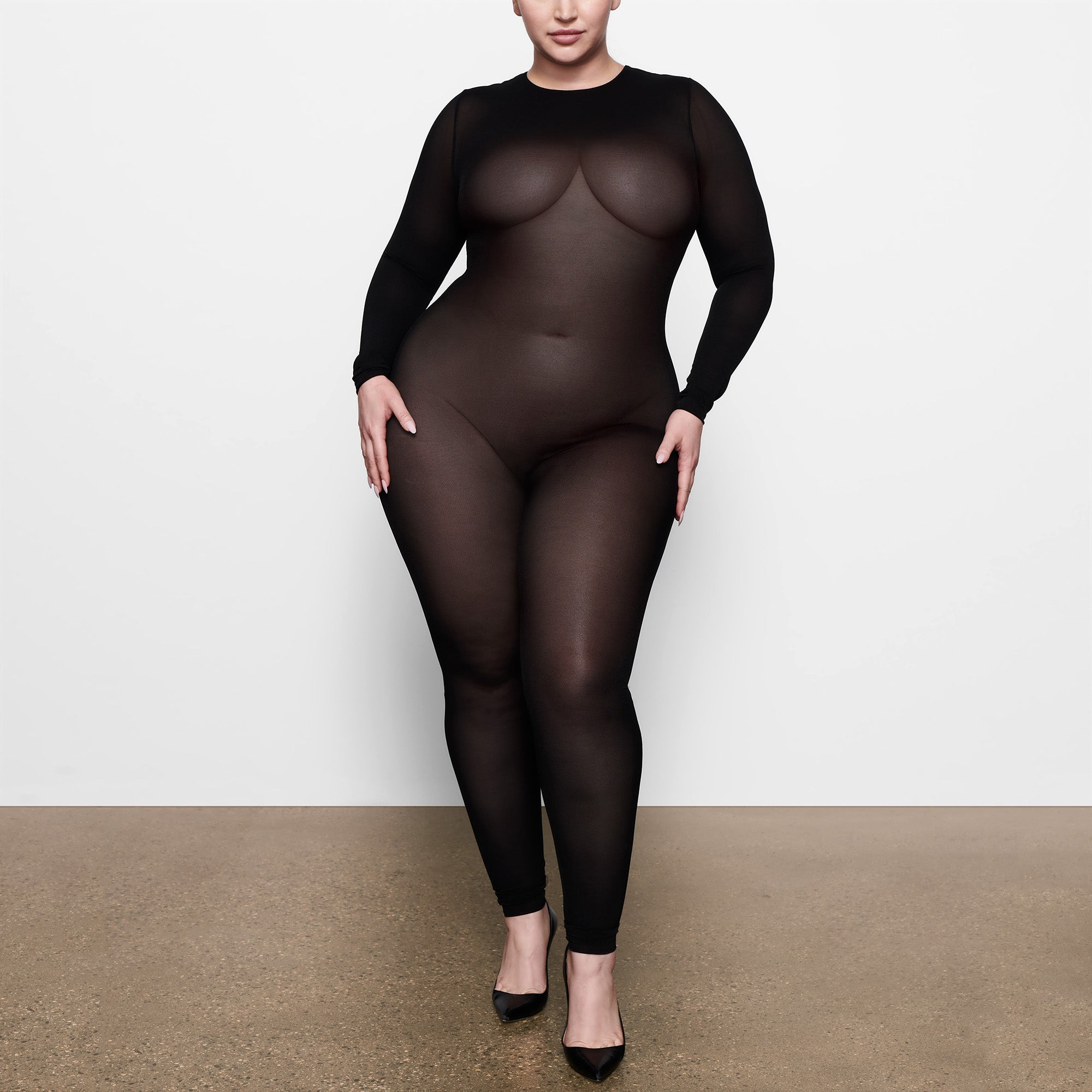 SHEER SCULPT CATSUIT | SEE: 2X, 3X, 4X