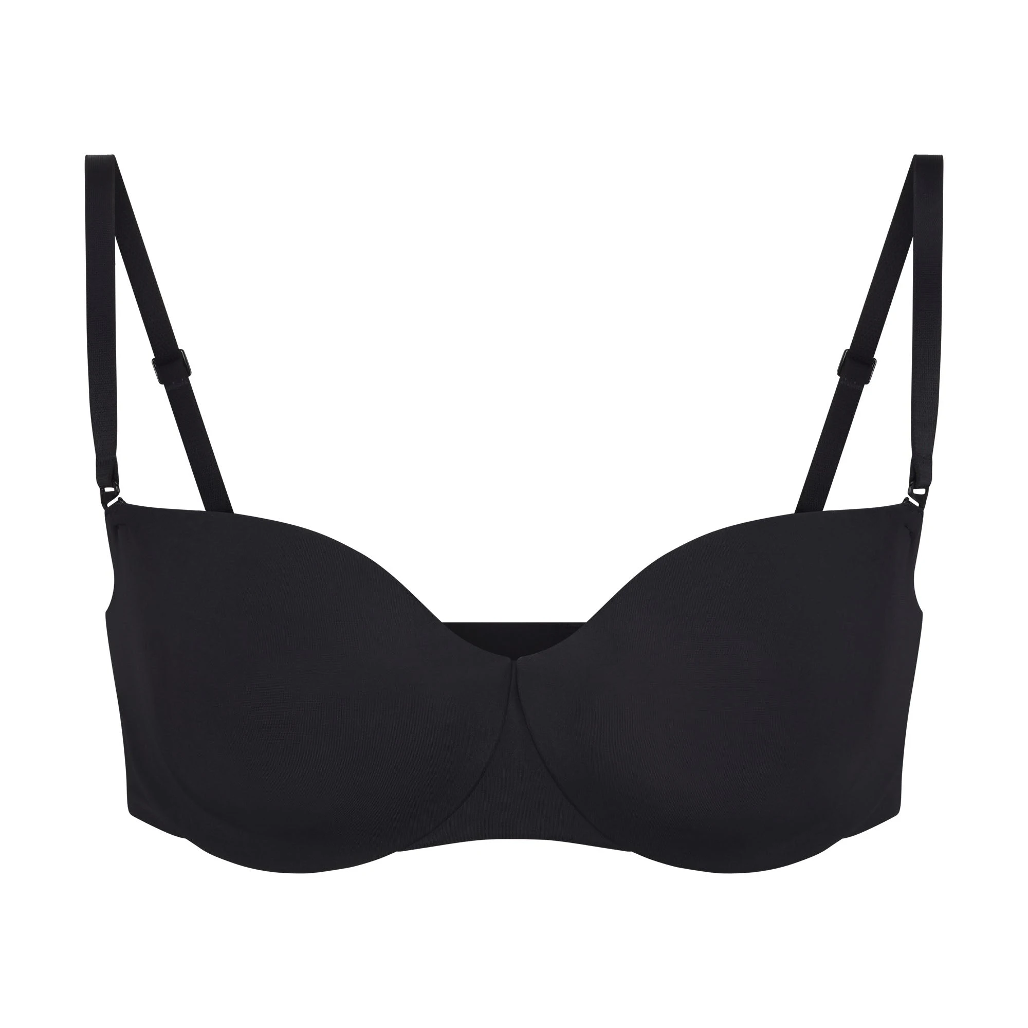 SMOOTHING STRAPLESS BRA LAYS FLAT ON A WHITE BACKGROUND | FLT