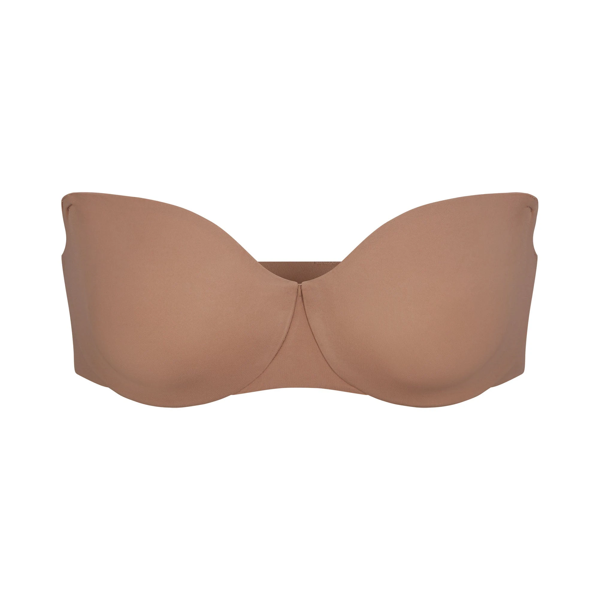 SMOOTHING INTIMATES UNLINED STRAPLESS BRA | SIENNA (STRAPLESS BRAS) LAYS FLAT ON A WHITE BACKGROUND | FLT