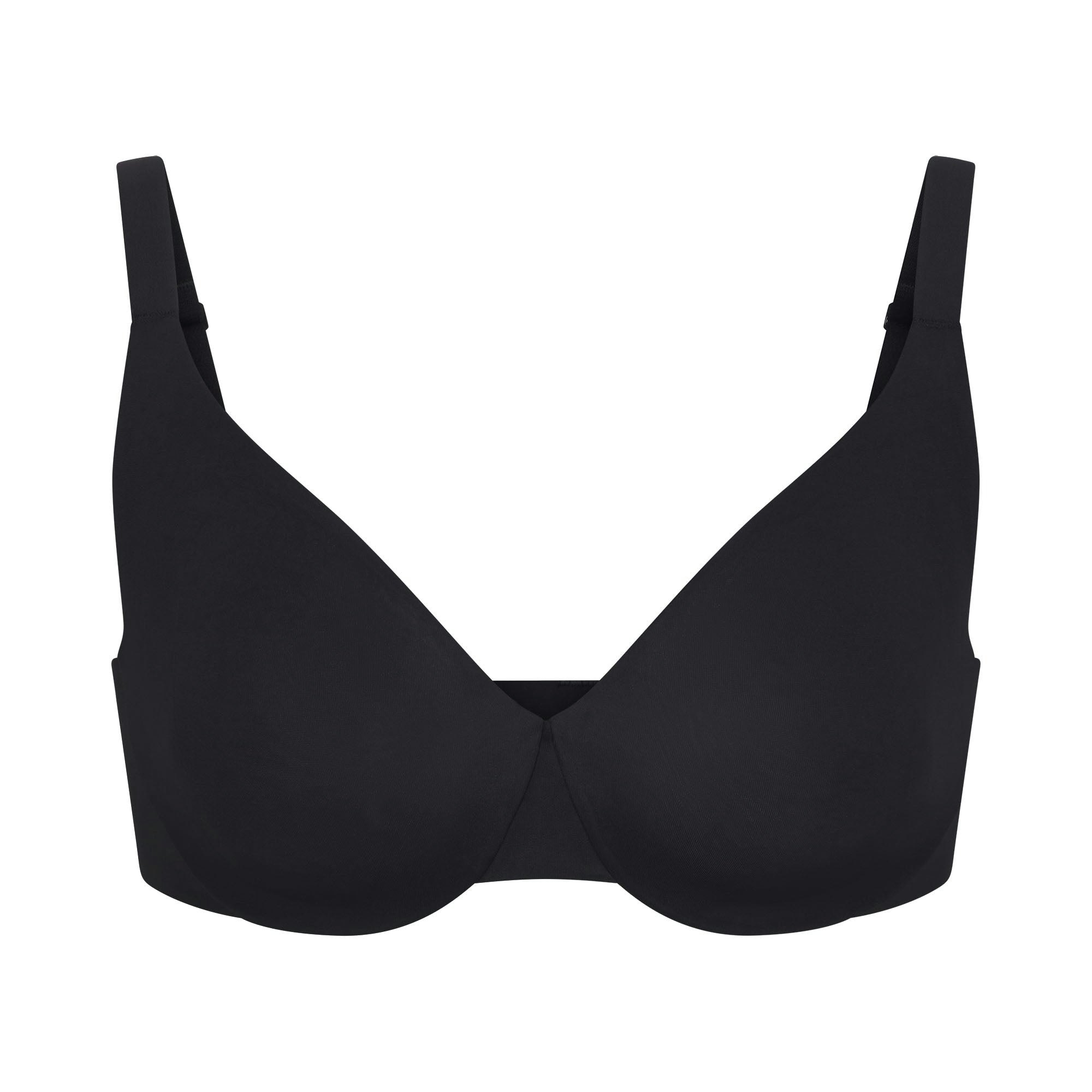 SMOOTHING INTIMATES UNLINED FULL COVERAGE BRA | ONYX (FULL COVERAGE BRAS) LAYS FLAT ON A WHITE BACKGROUND | FLT