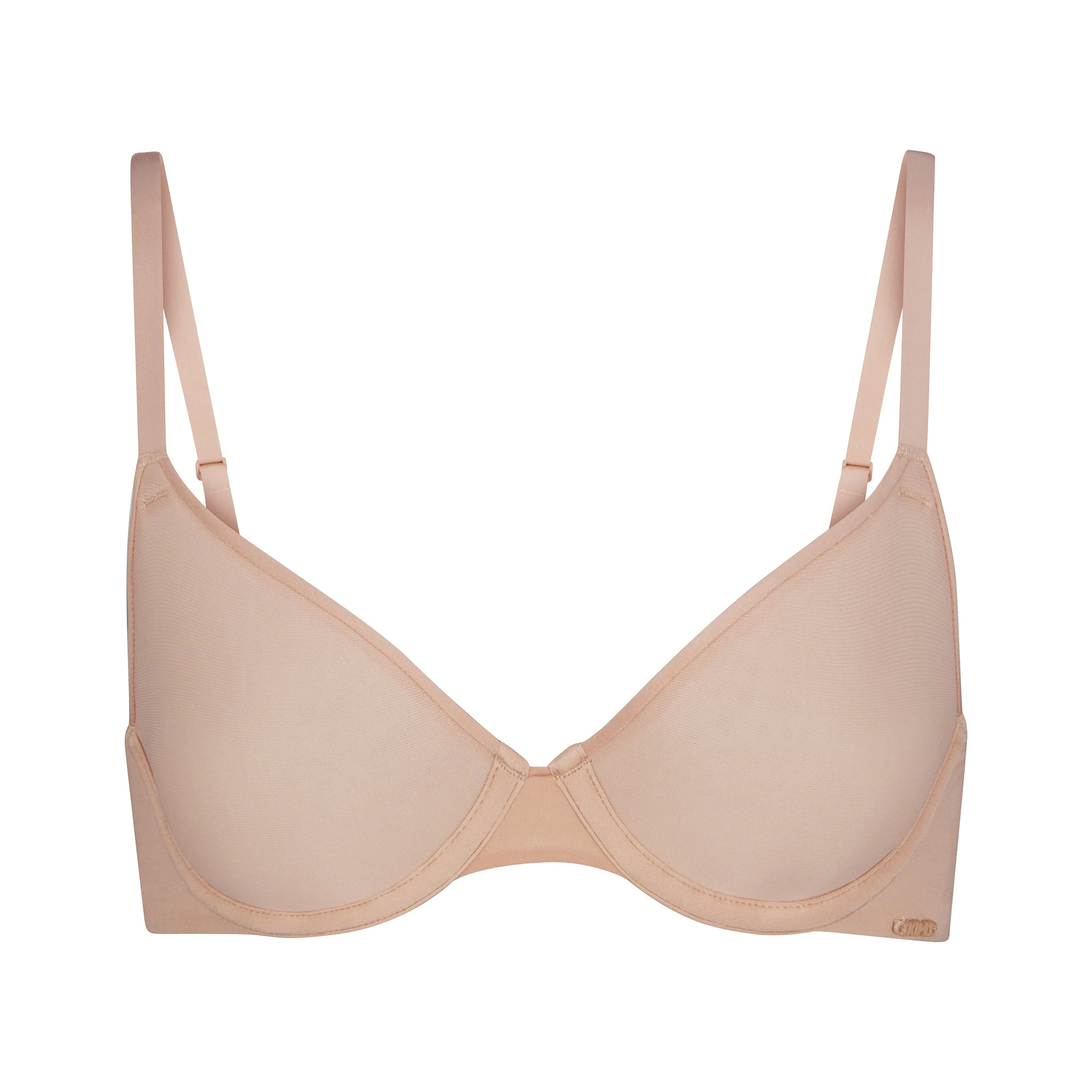 WEIGHTLESS DEMI BRA | MICA (DEMI BRAS) LAYS FLAT ON A WHITE BACKGROUND | FLT
