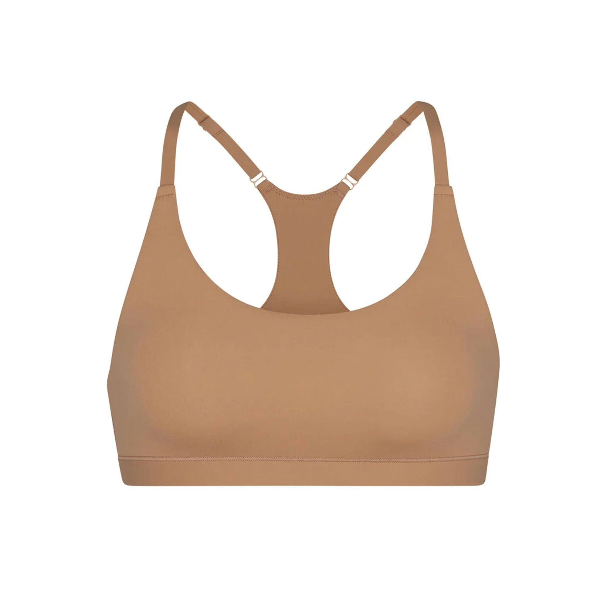FITS EVERYBODY RACERBACK BRALETTE | SIENNA (SCOOP BRALETTES) LAYS FLAT ON A WHITE BACKGROUND | FLT