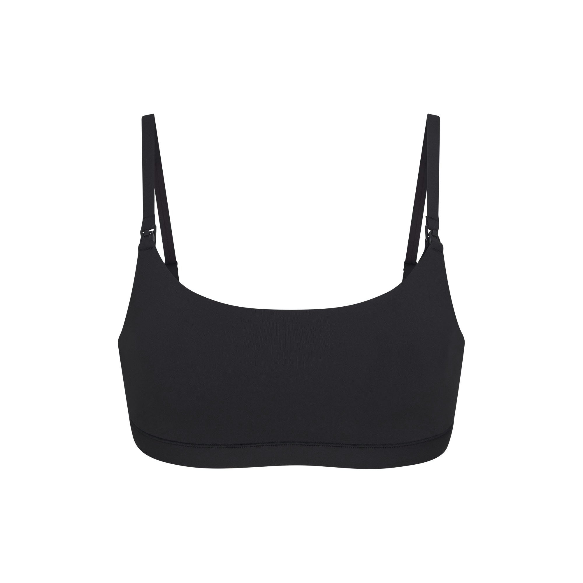 FITS EVERYBODY MATERNITY NURSING SCOOP BRALETTE LAYS FLAT ON A WHITE BACKGROUND | FLT