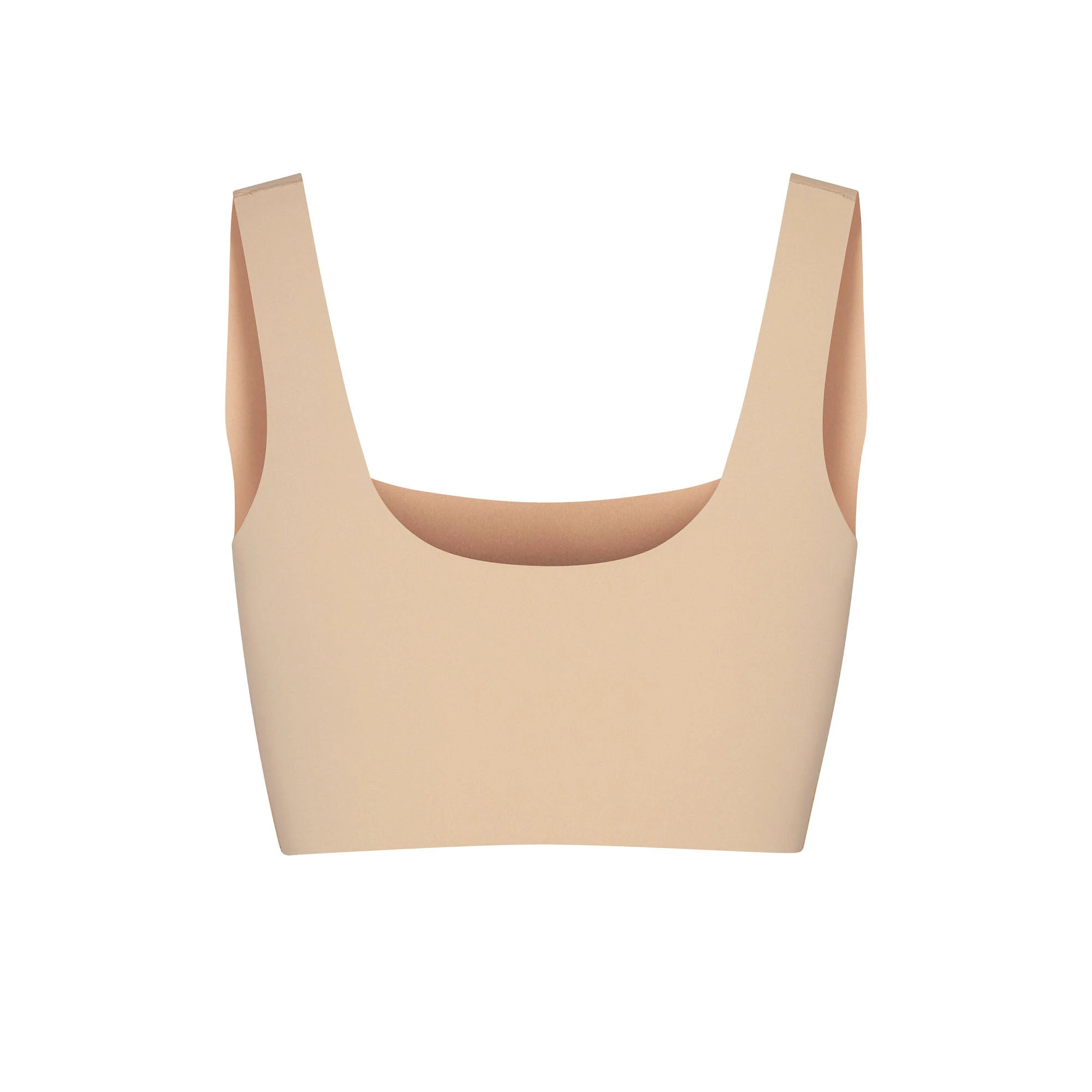 NAKED SCOOP LONGLINE BRA LAYS FLAT ON A WHITE BACKGROUND | FLT