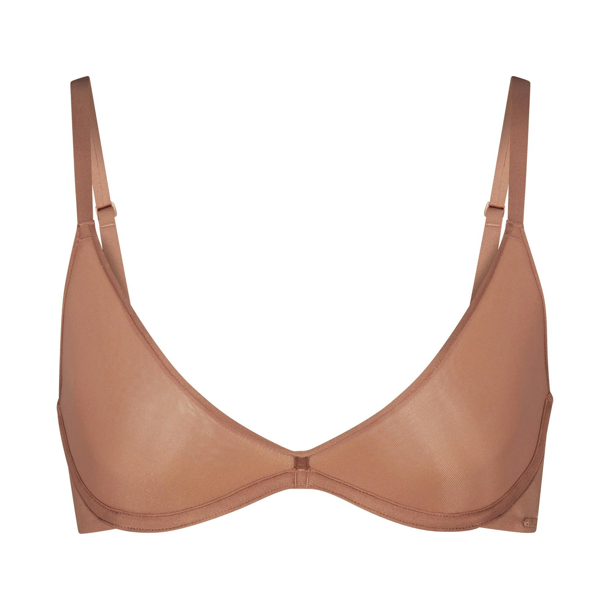 WEIGHTLESS SCOOP BRA | SIENNA (SCOOP BRAS) LAYS FLAT ON A WHITE BACKGROUND | FLT