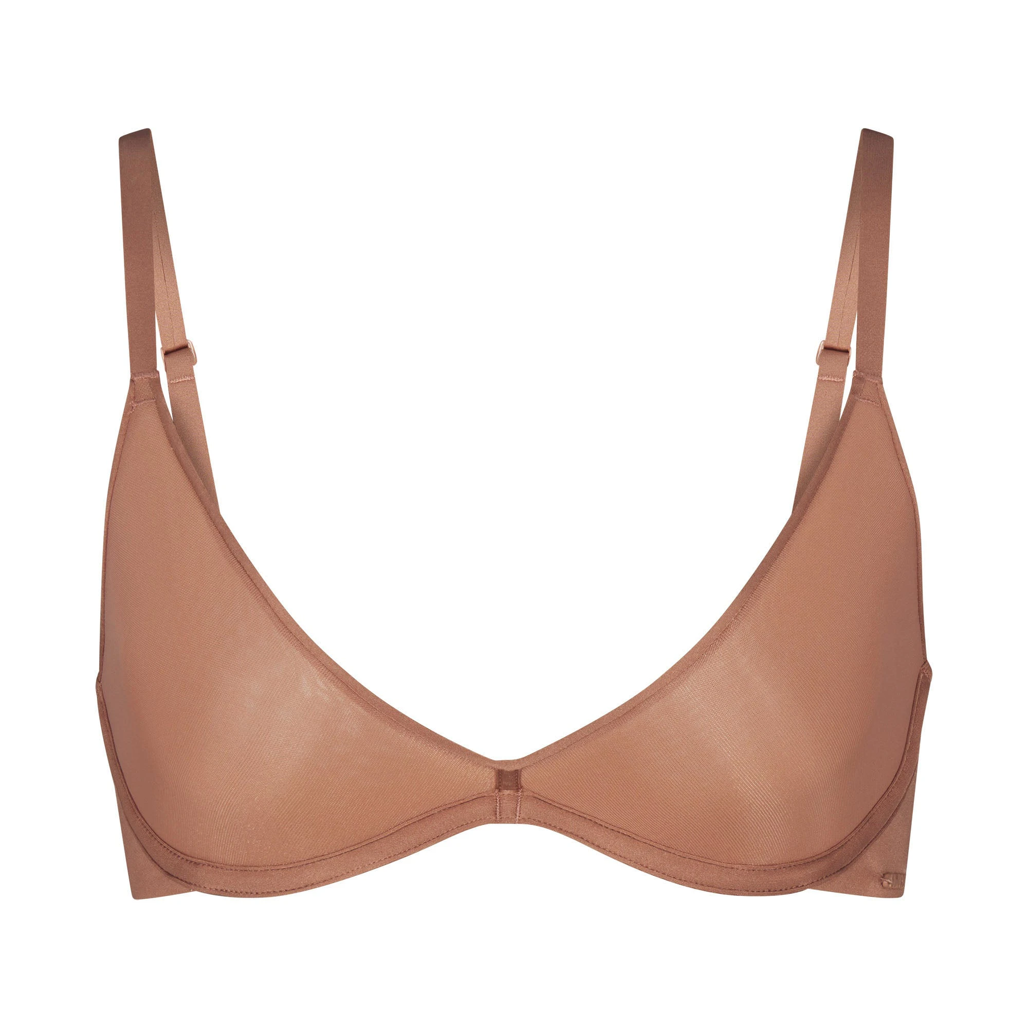 WEIGHTLESS SCOOP BRA | SIENNA (SCOOP BRAS) LAYS FLAT ON A WHITE BACKGROUND | FLT